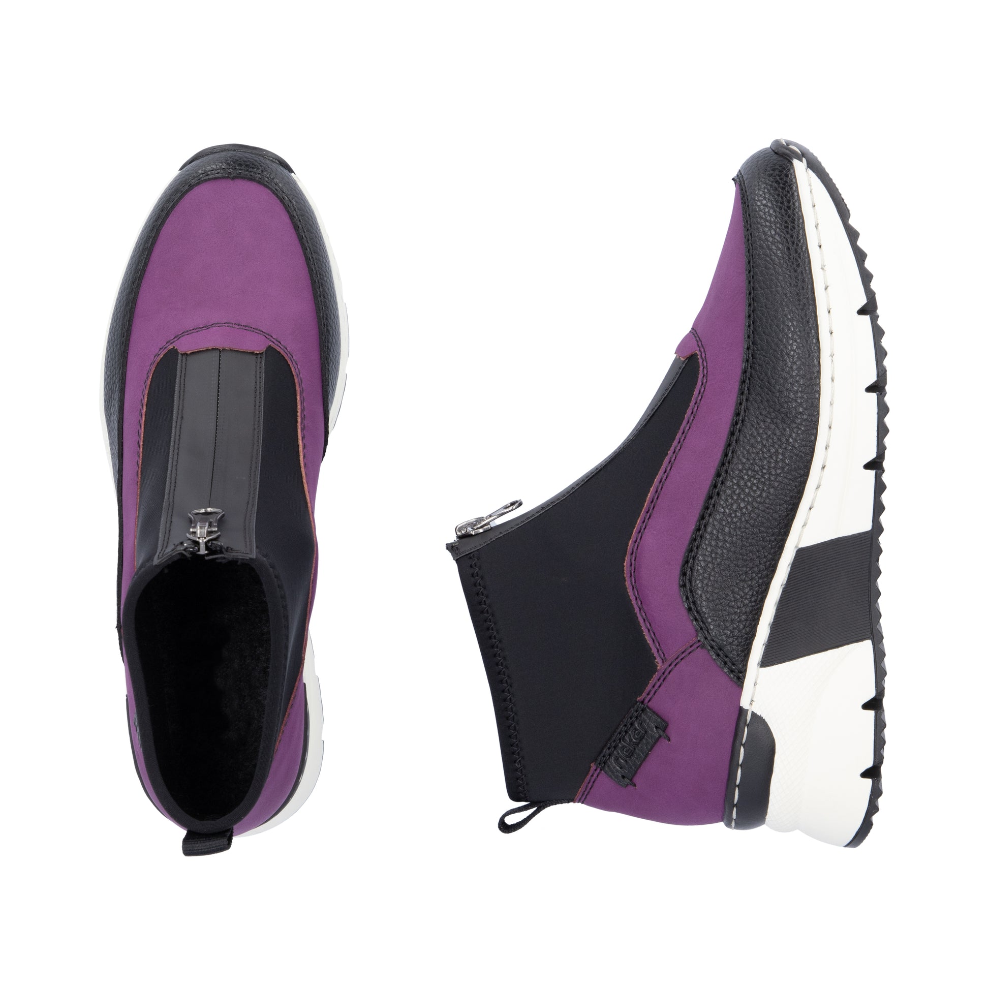 Pink Zip Boots for Women | Rieker N6352-30