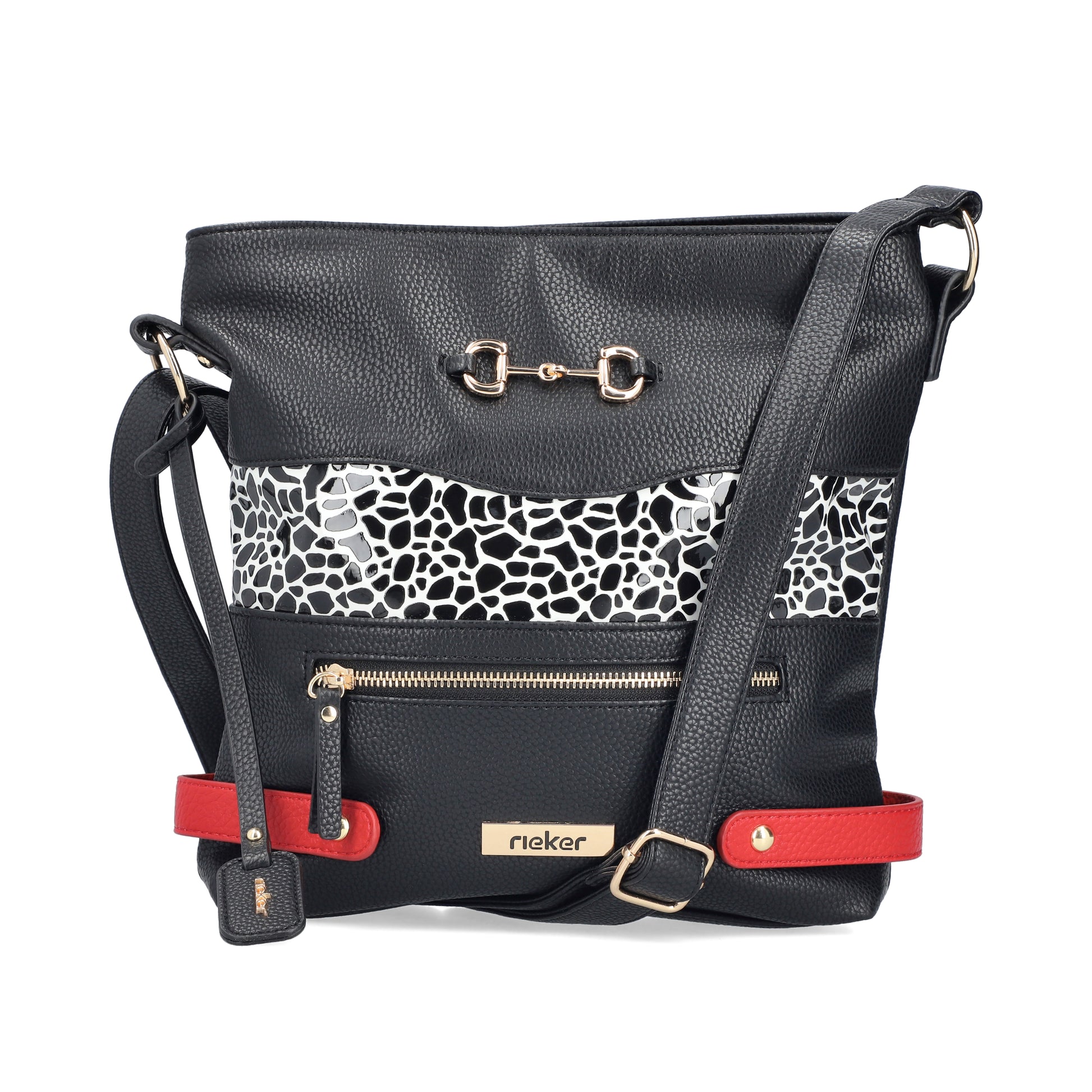 Black Zip Bags for Women | Rieker H1517-01