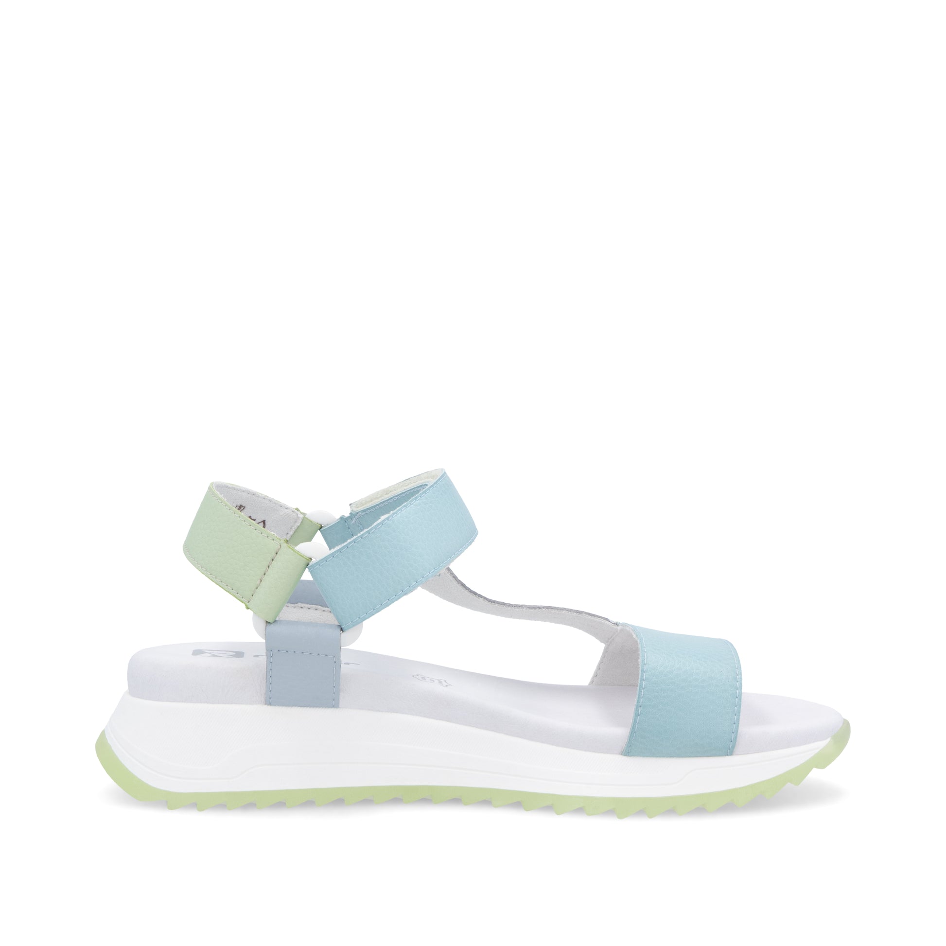 Blue Hook & Loop Sandals for Women | Rieker W2951-10