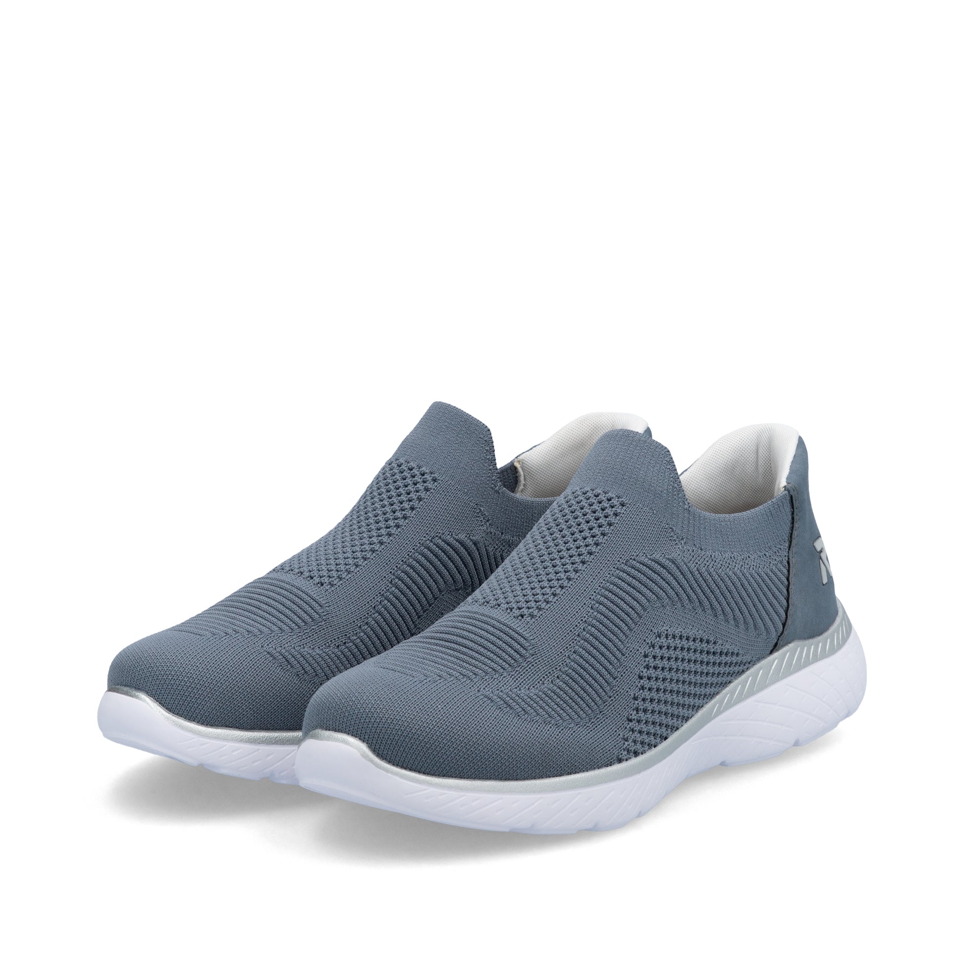 Blue Elasticated Shoes for Women | Rieker M5072-10