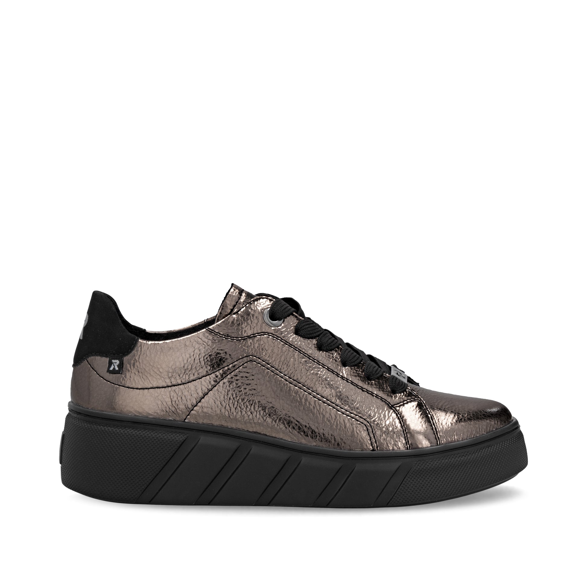 Metallic Elasticated Shoes for Women | Rieker W2601-91