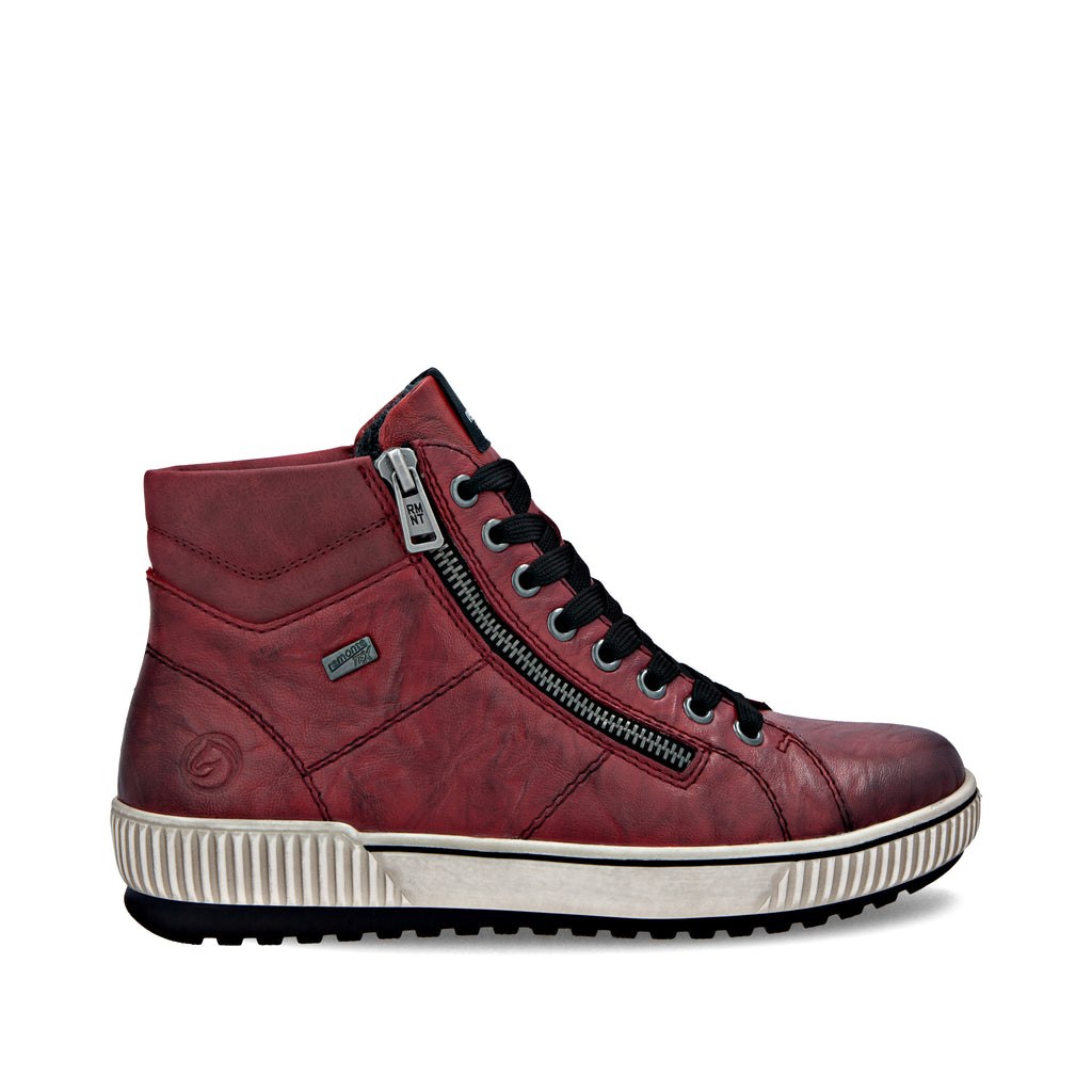Red Zip Boots for Women | Remonte D0772-36