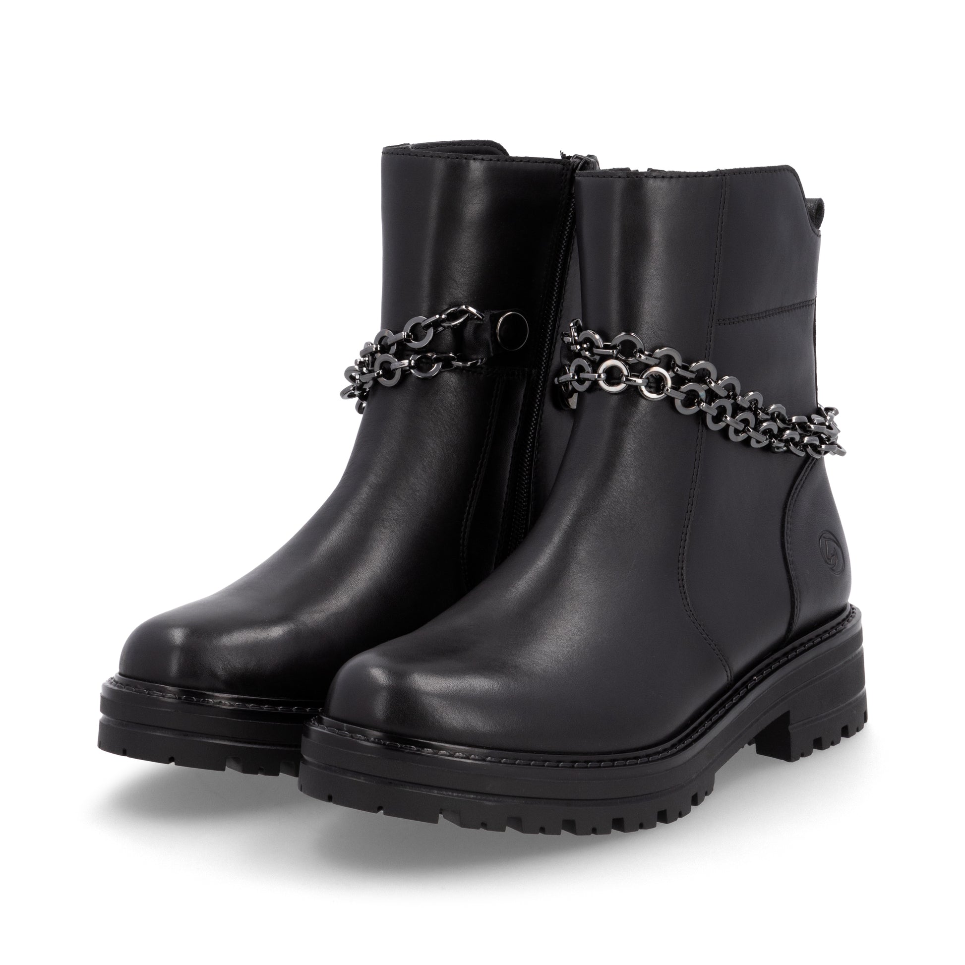 Black Zip Boots for Women | Remonte D2285-00