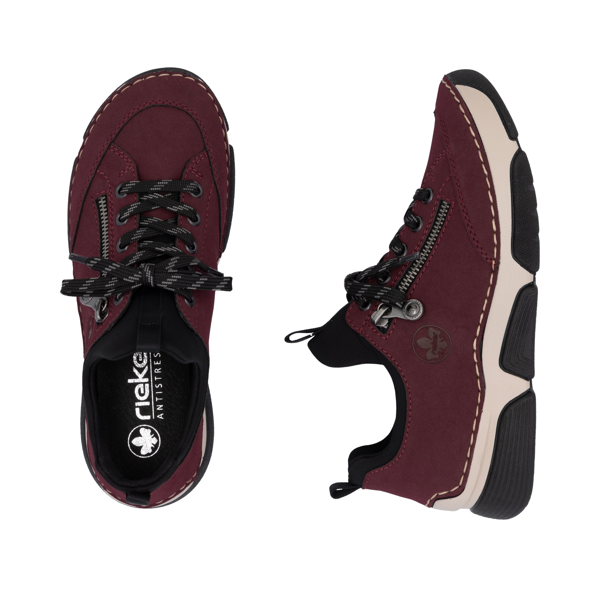 Red Elasticated Shoes for Women | Rieker 45973-36