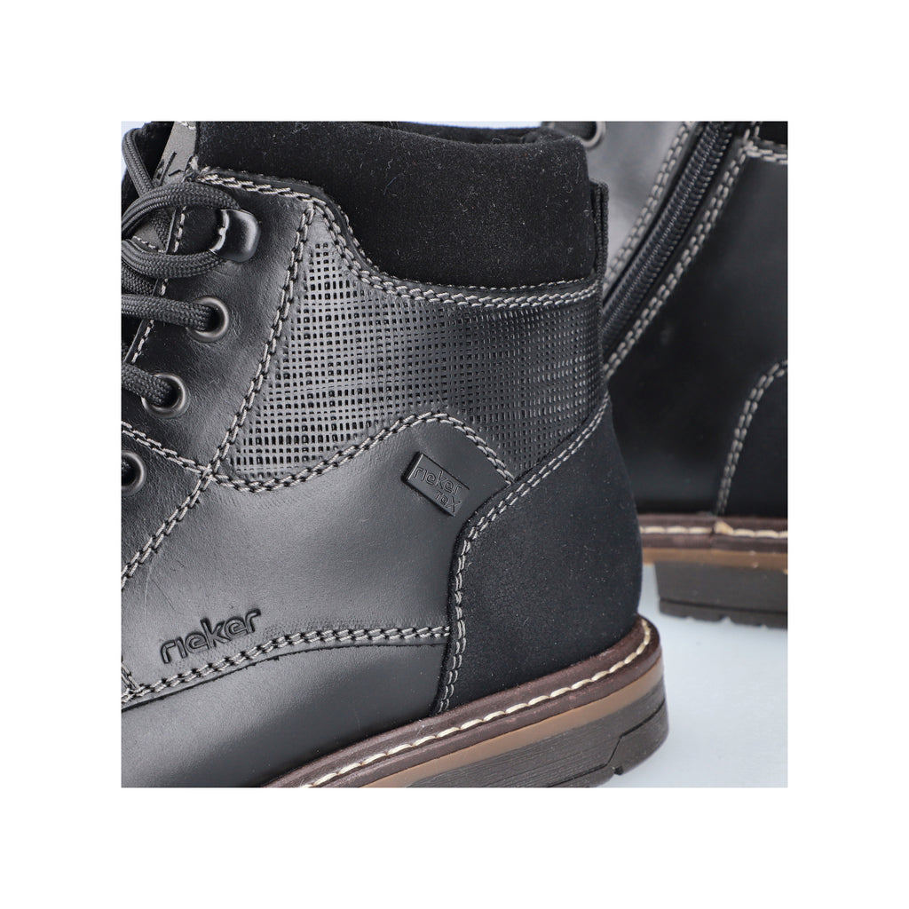 Black Zip Boots for Men | Rieker 13740-00