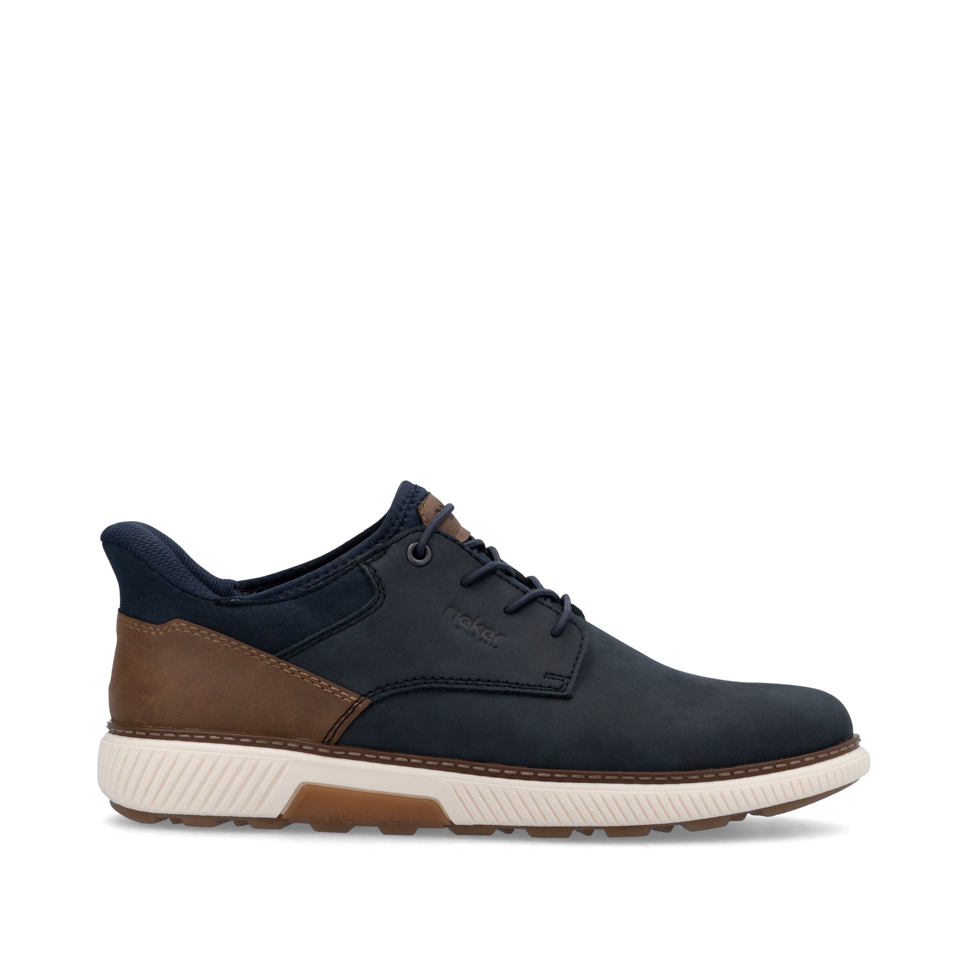 Blue Elasticated Shoes for Men | Rieker B3357-14