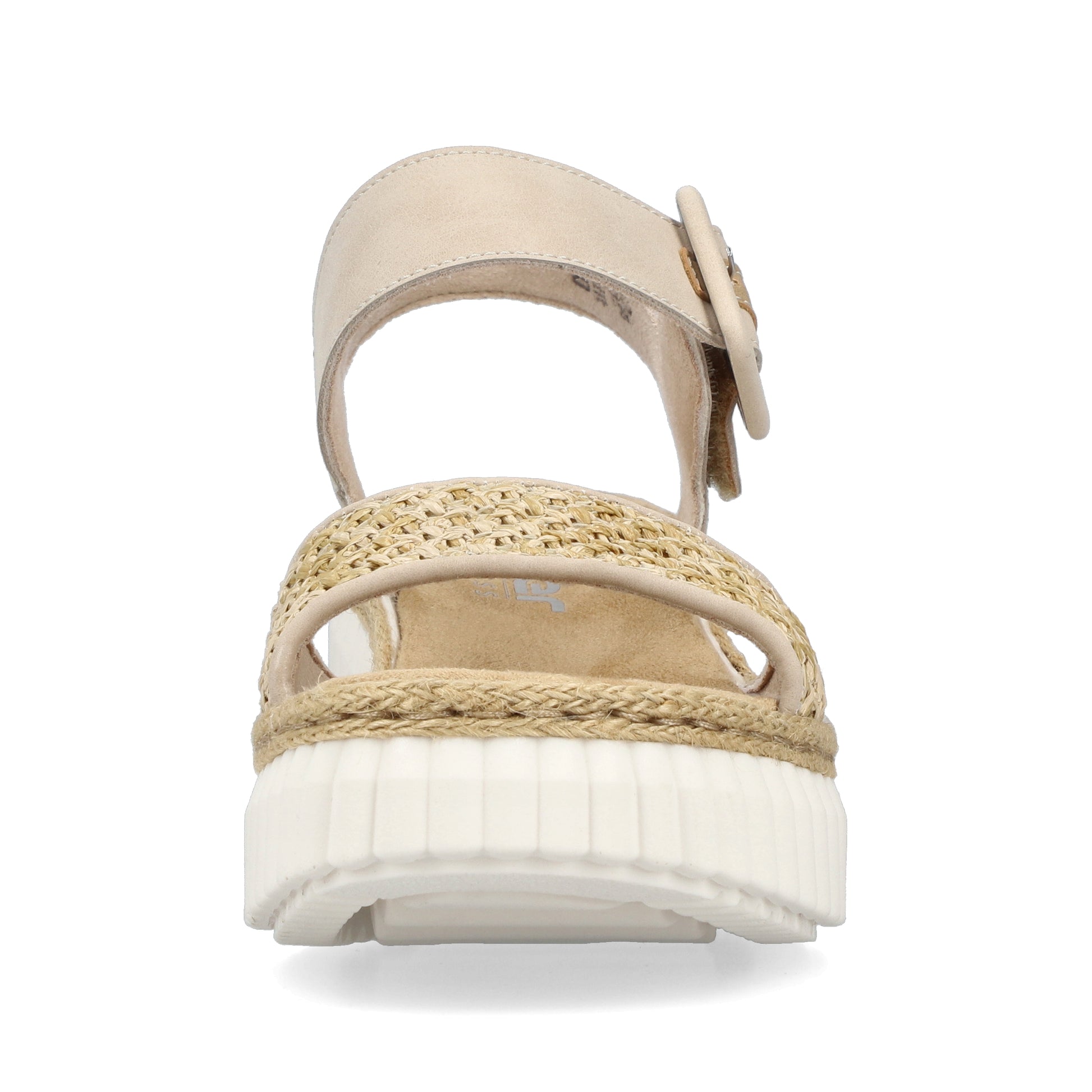Beige Hook & Loop Sandals for Women | Rieker 69176-62