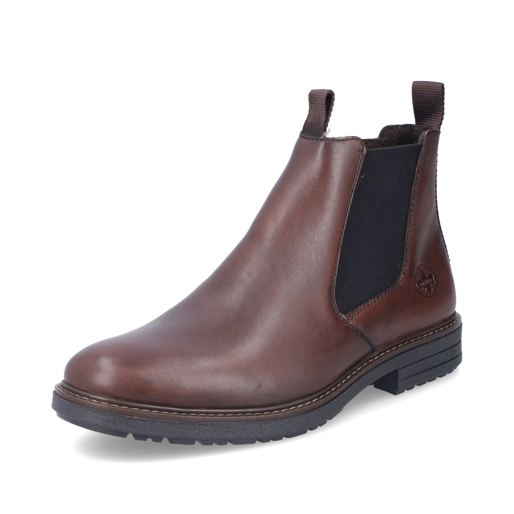 Brown Zip Boots for Men | Rieker 33180-26