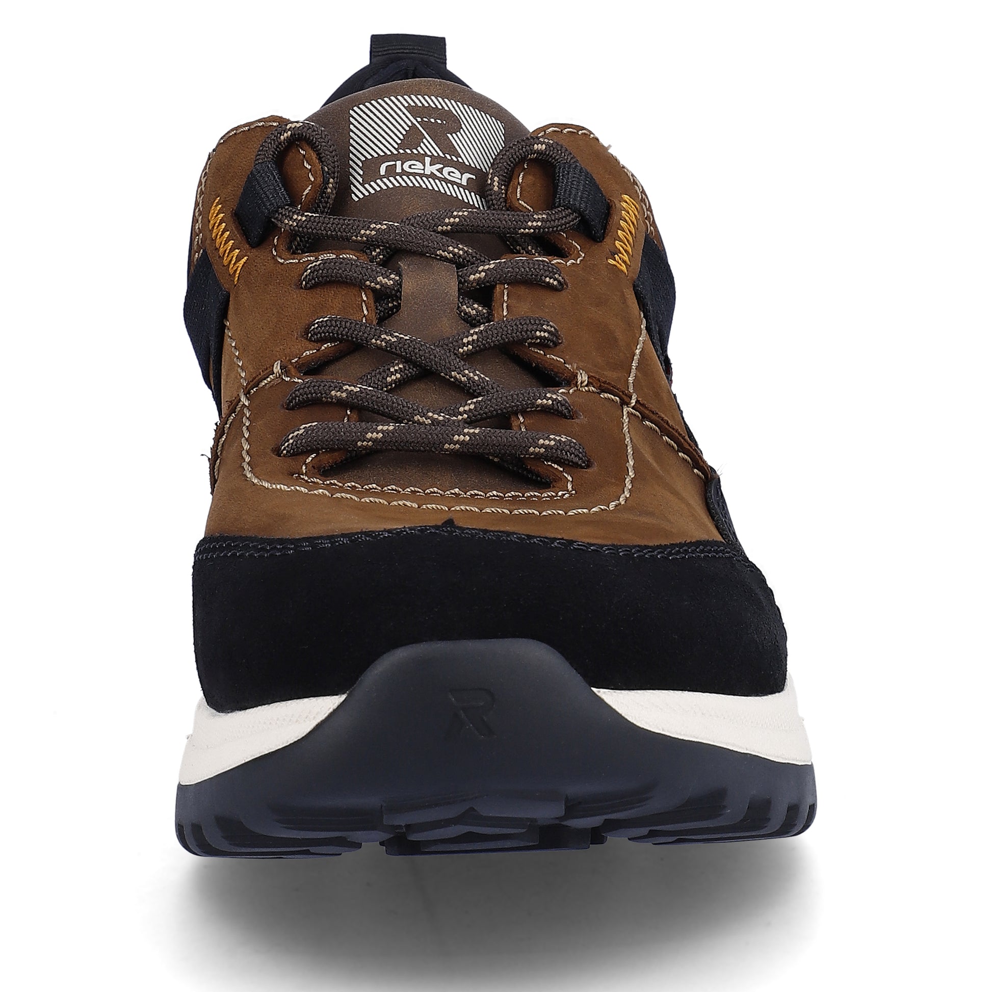 Brown Elasticated Shoes for Men | Rieker Sport U0100-22
