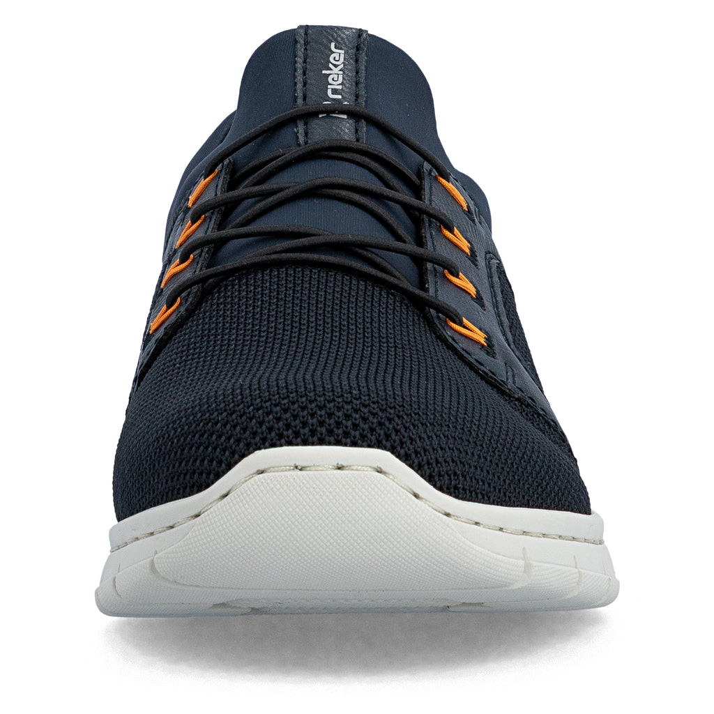 Blue Elasticated Shoes for Men | Rieker B7796-14