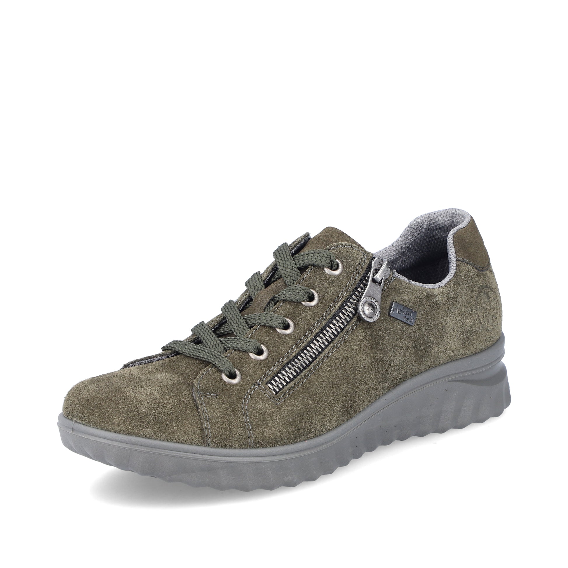 Green Zip Shoes for Women | Rieker 59000-54