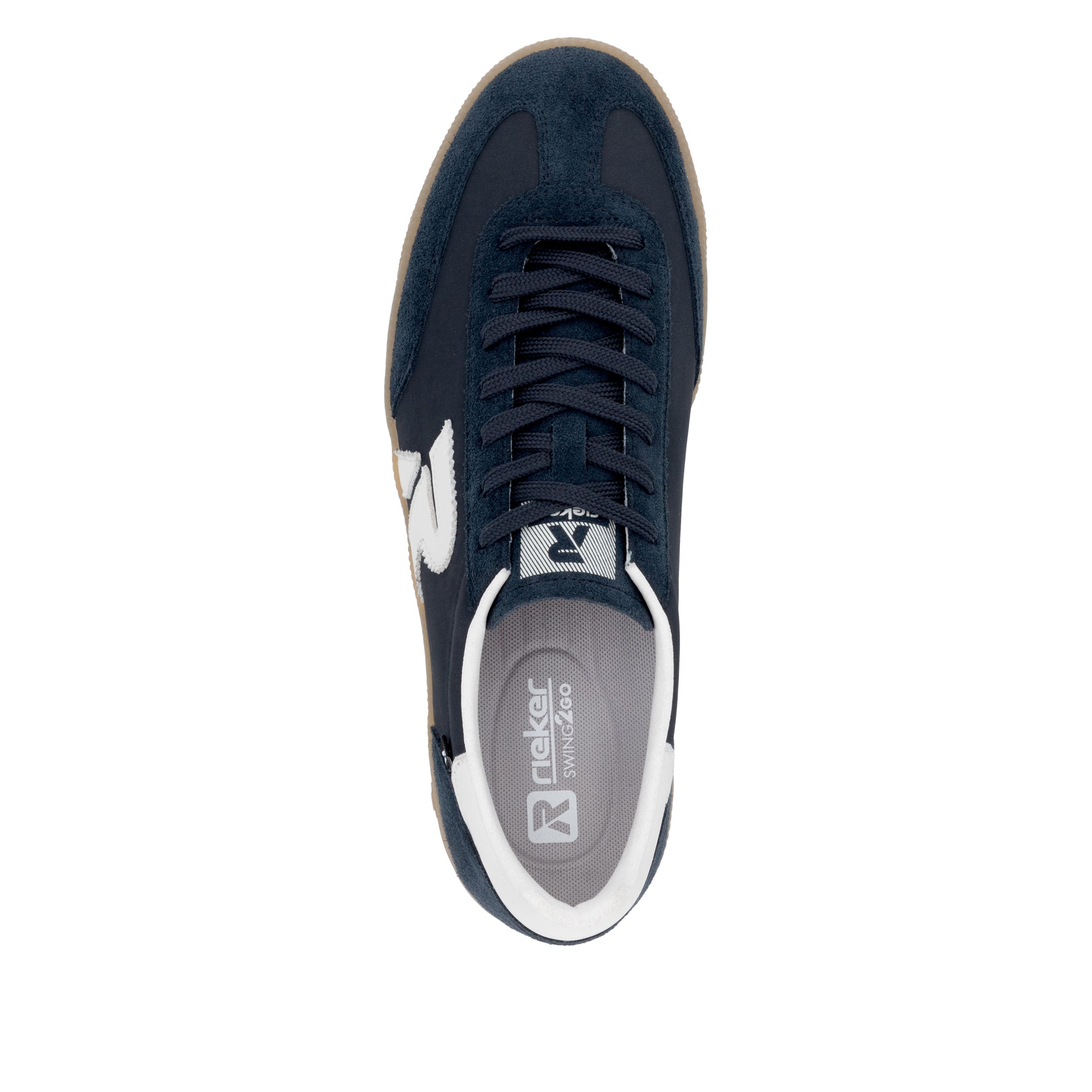 Blue Elasticated Shoes for Men | Rieker U2200-16