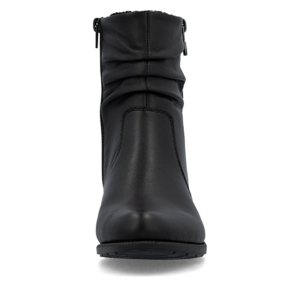 Black Zip Boots for Women | Rieker 78656-00