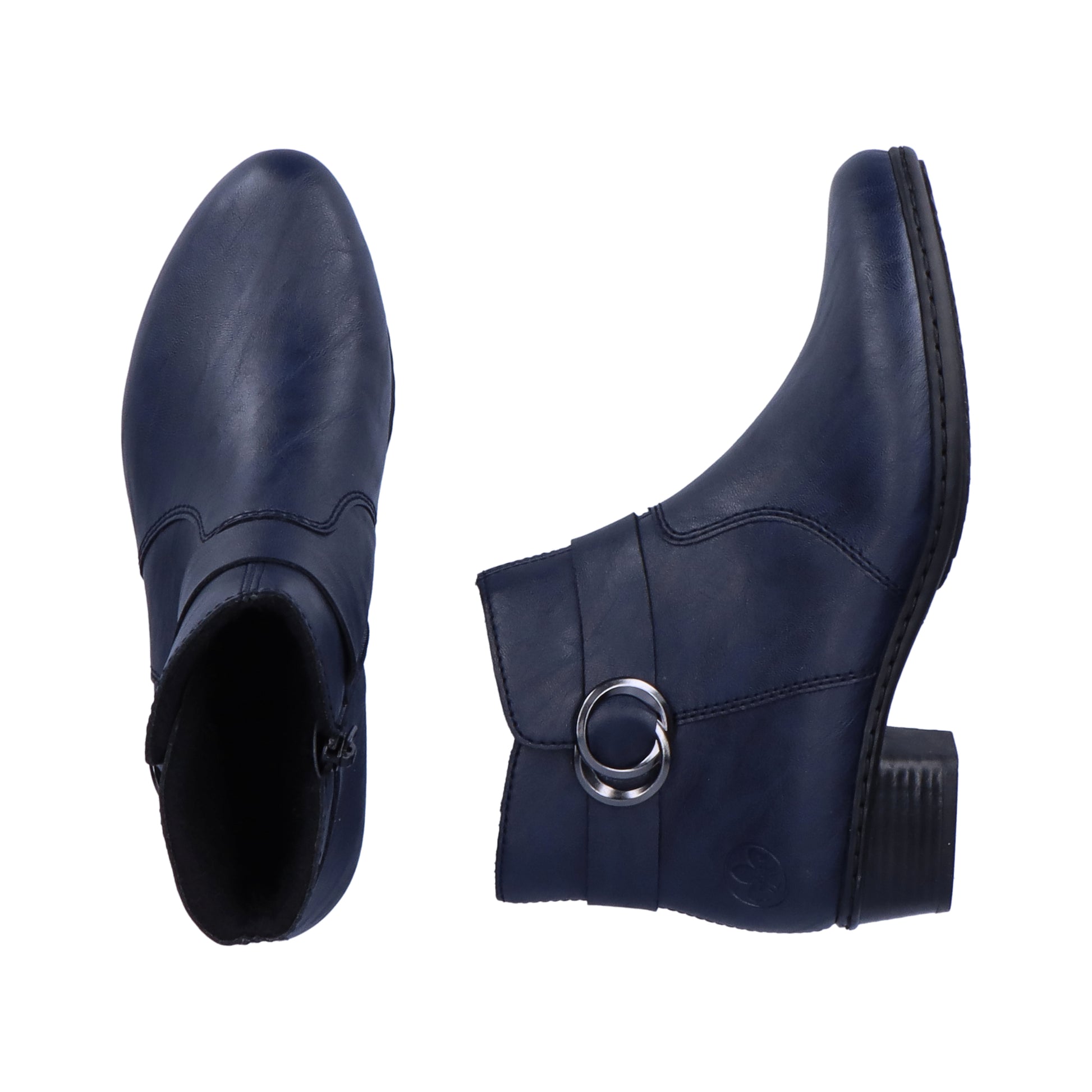 Blue Zip Boots for Women | Rieker Y0775-14