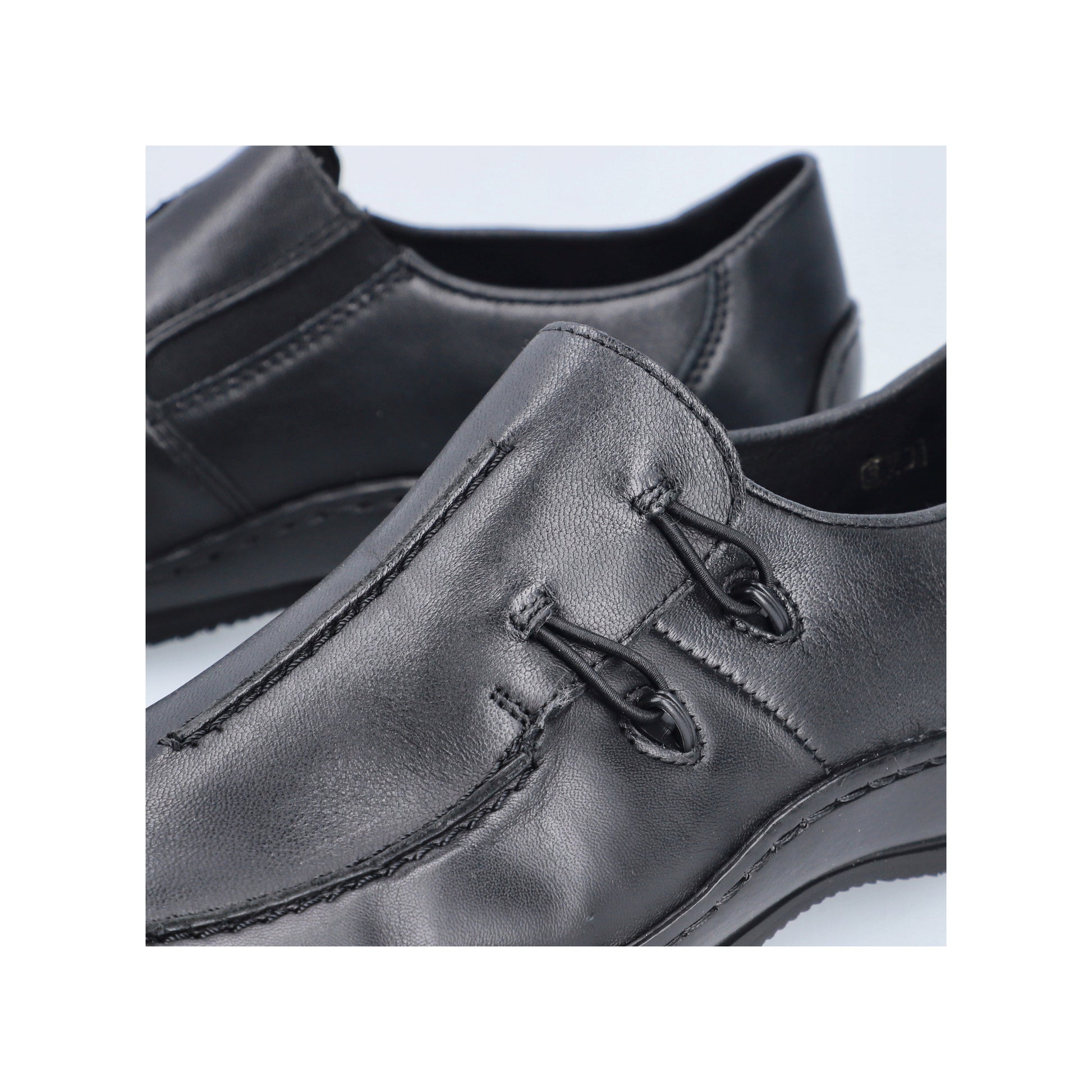 Black Elasticated Shoes for Women | Rieker L1751-00