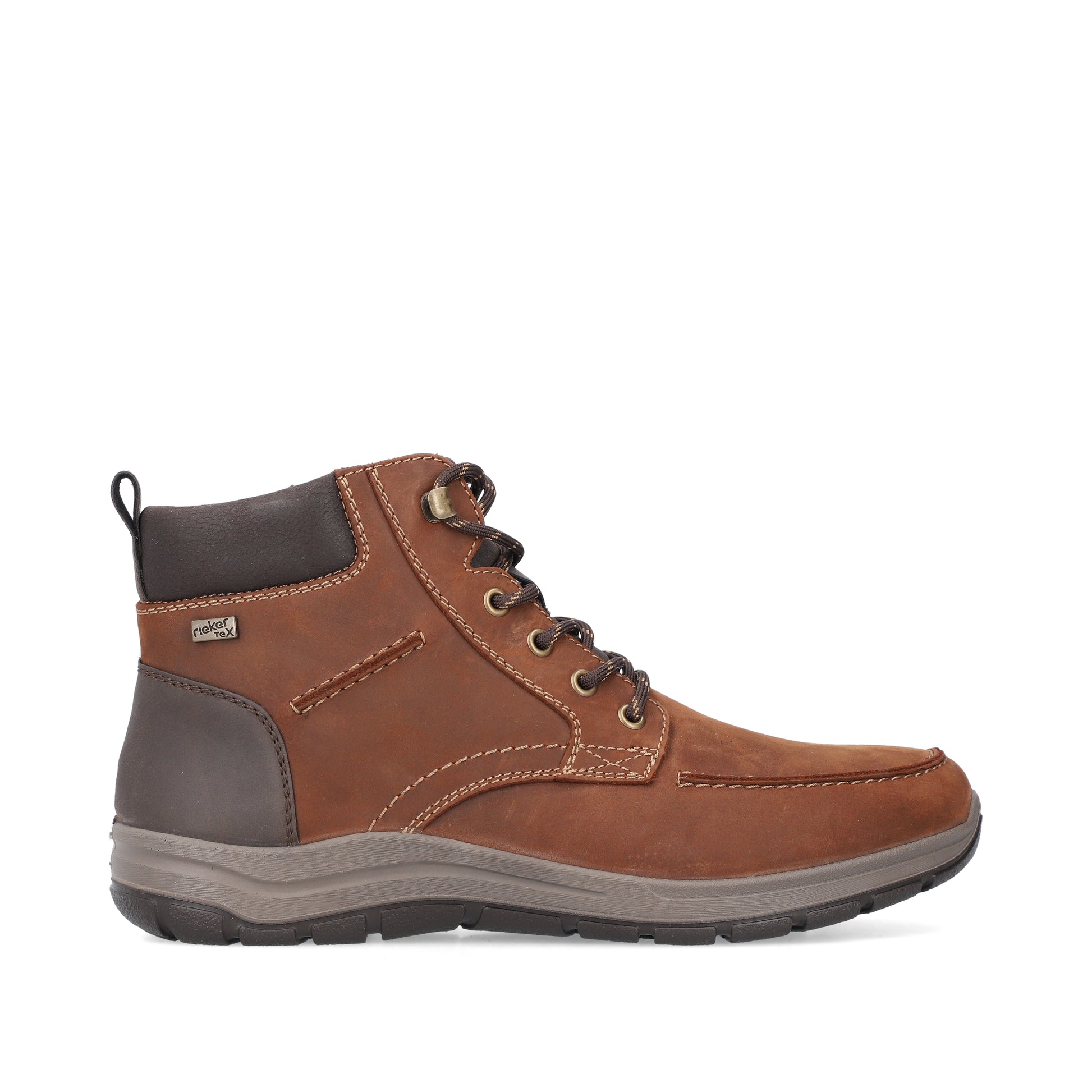 Brown Zip Boots for Men | Rieker 03610-22