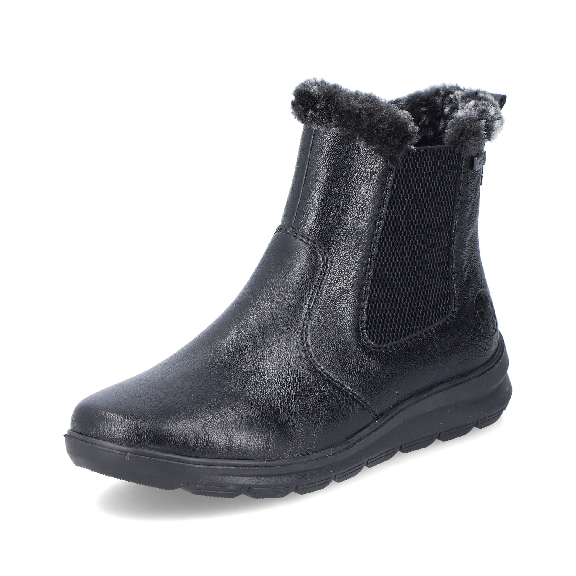 Black Zip Boots for Women | Rieker Z0061-00