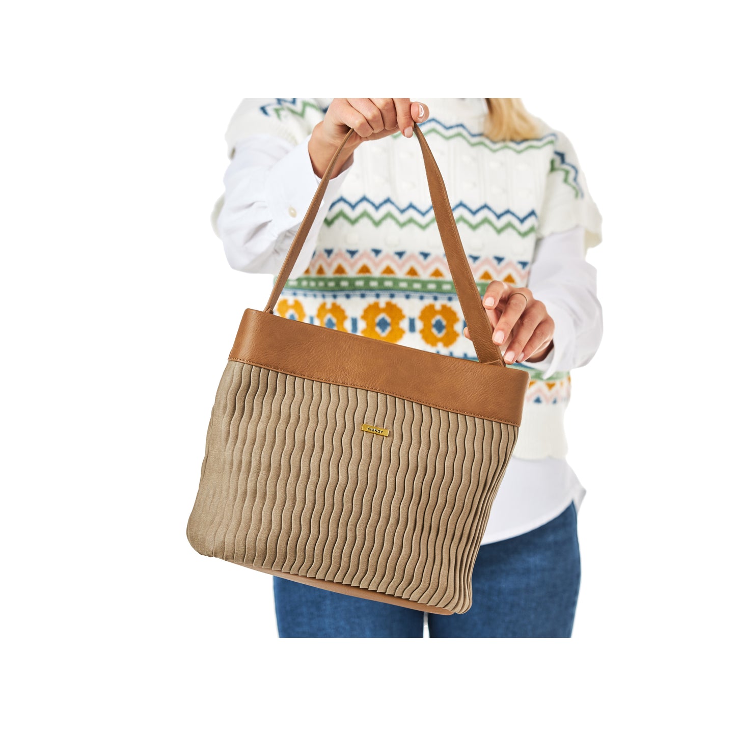 Rieker Woman's Bags - Beige | H1654-60