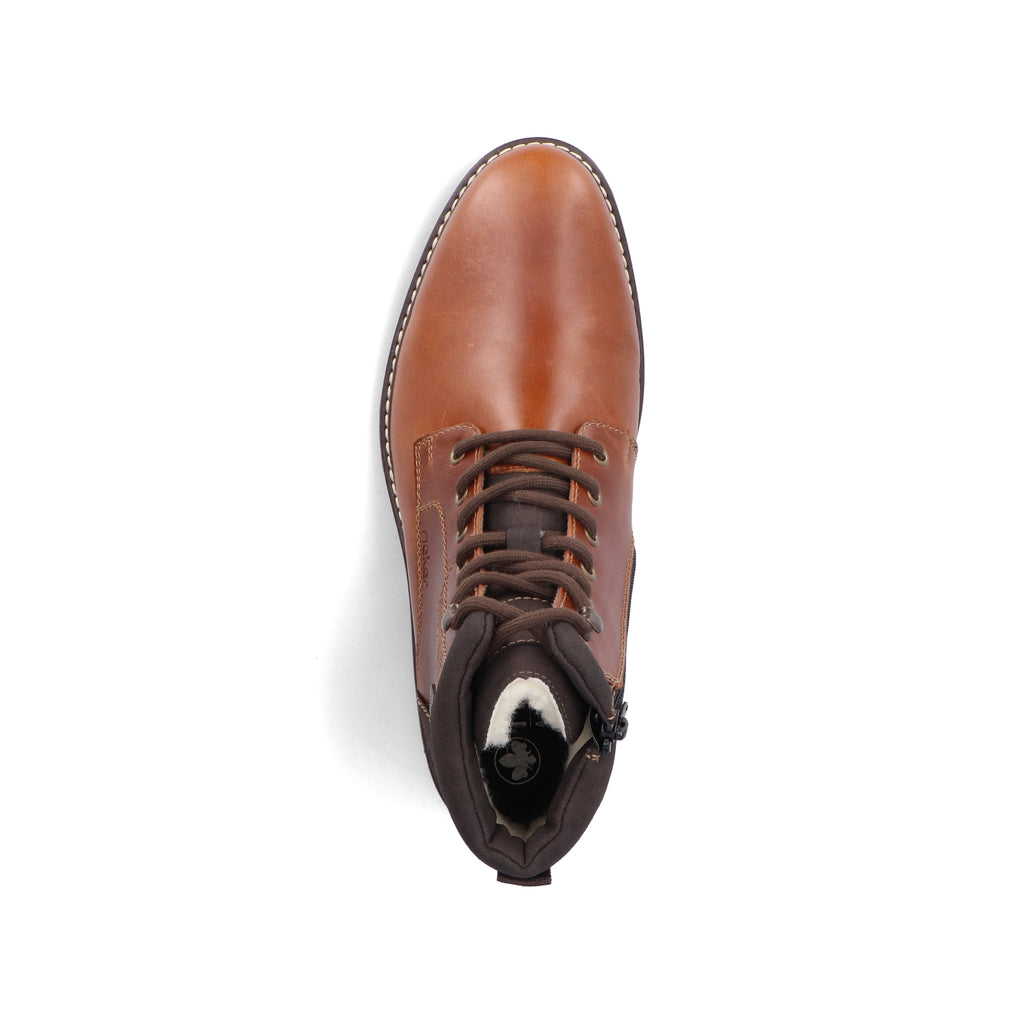 Brown Zip Boots for Men | Rieker 13740-24