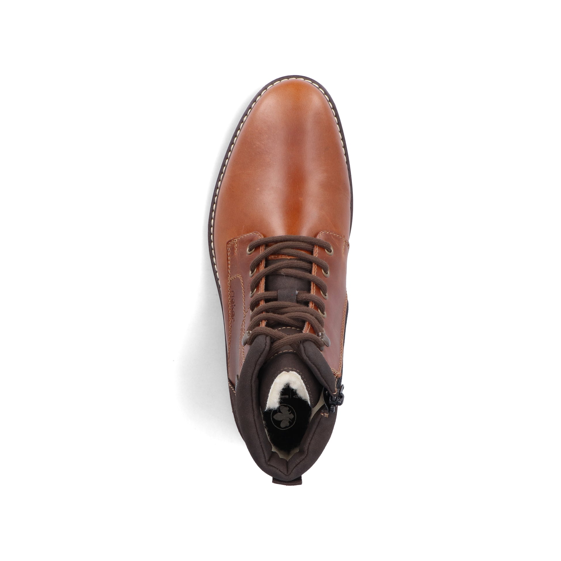Brown Zip Boots for Men | Rieker 13740-24