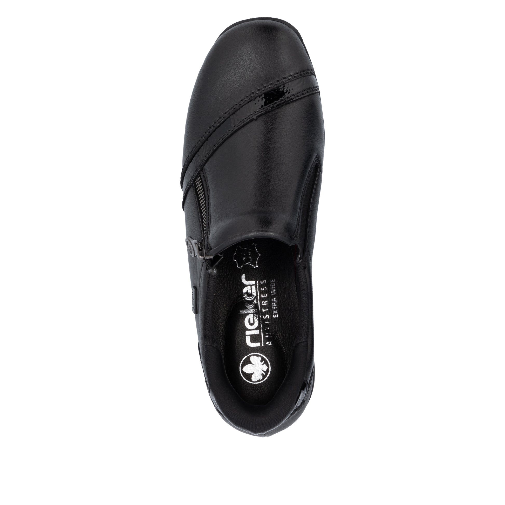 Black Zip Shoes for Women | Rieker 47264-00
