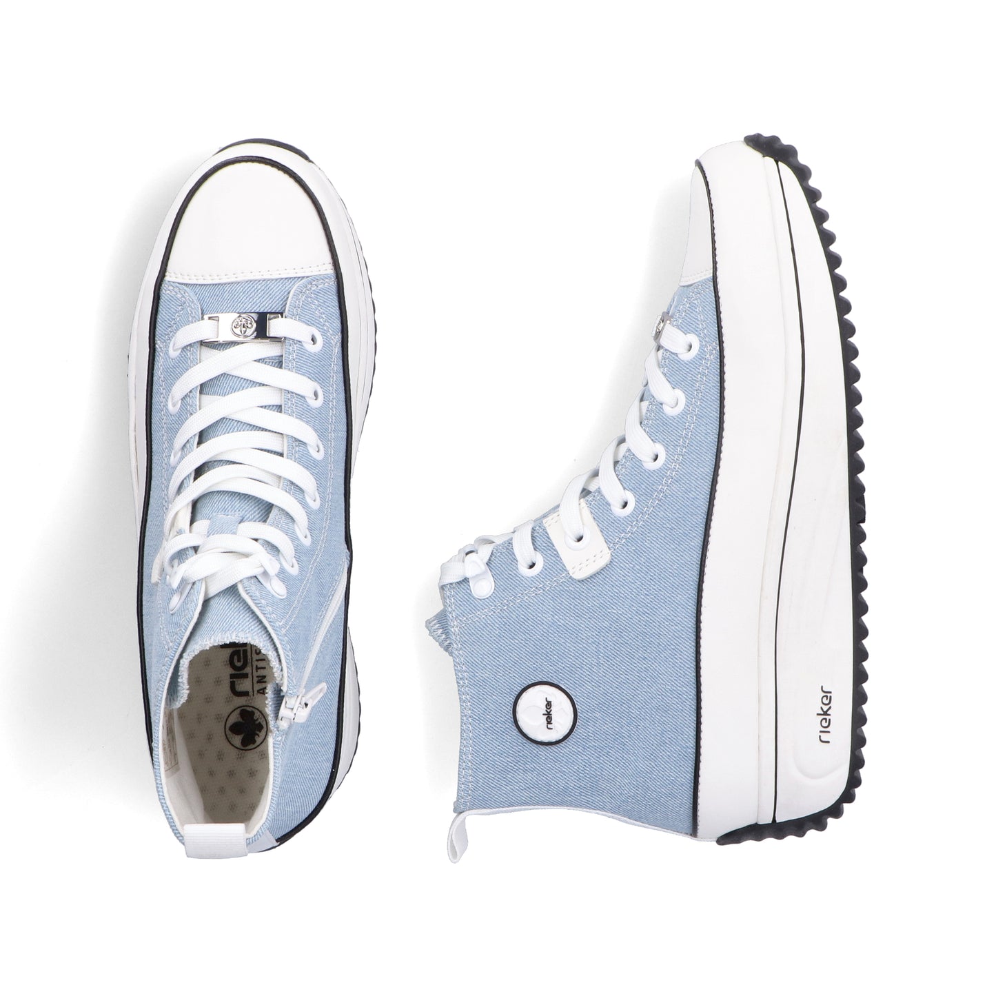 Rieker Women's Trainer - Blue | 90010-10