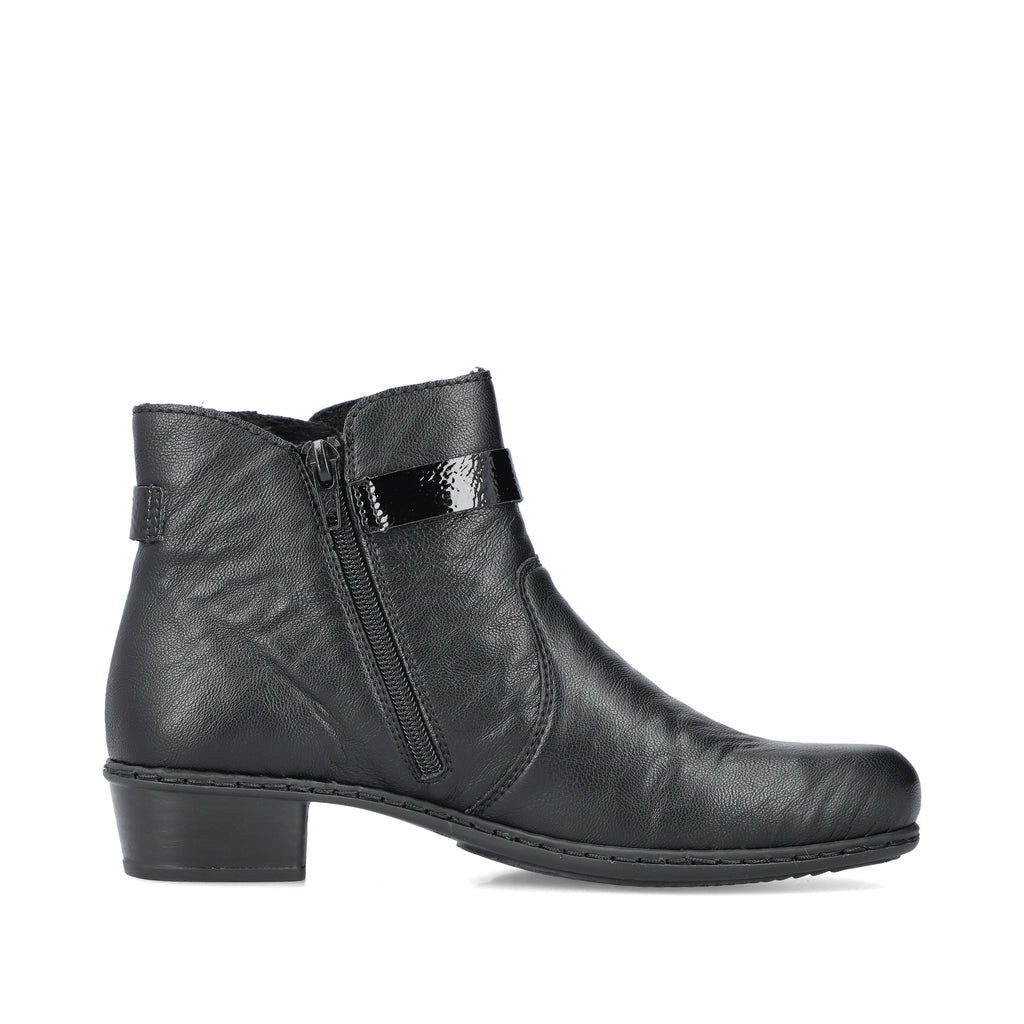 Black Zip Boots for Women | Rieker Y0783-00