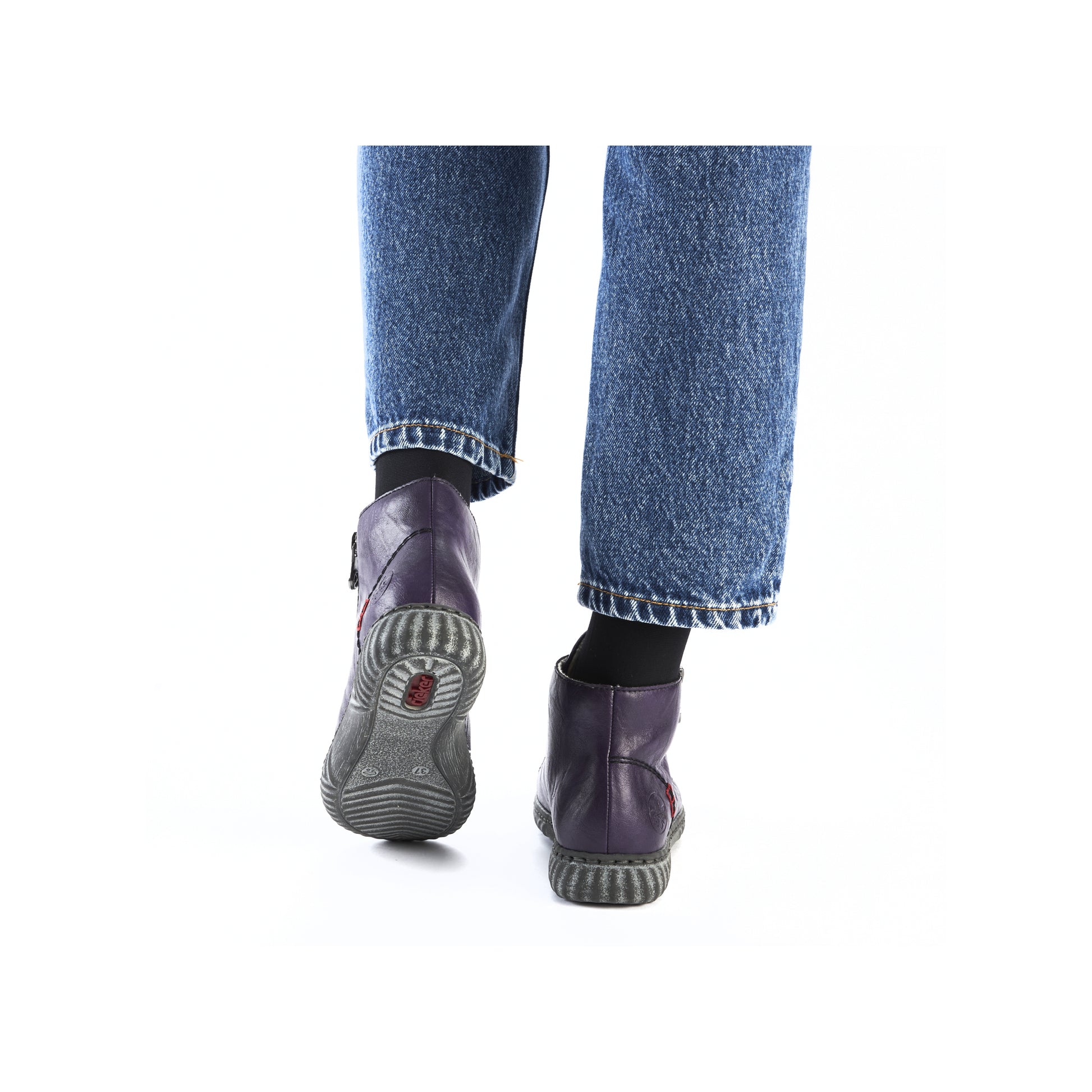 Pink Zip Boots for Women | Rieker N0921-31