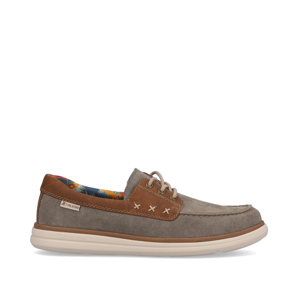 Grey Lace-Up Shoes for Men | Rieker Sport U0601-42