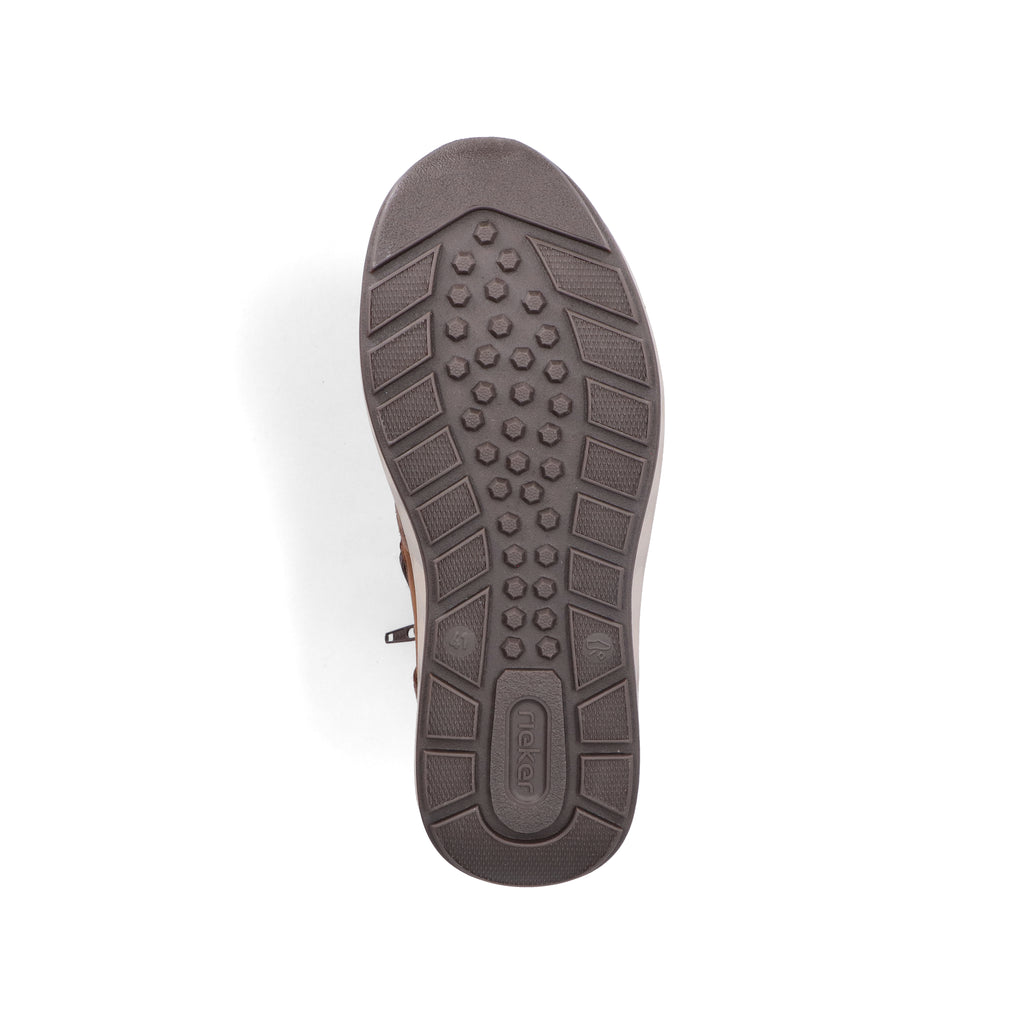 Brown Zip Boots for Men | Rieker 11530-24