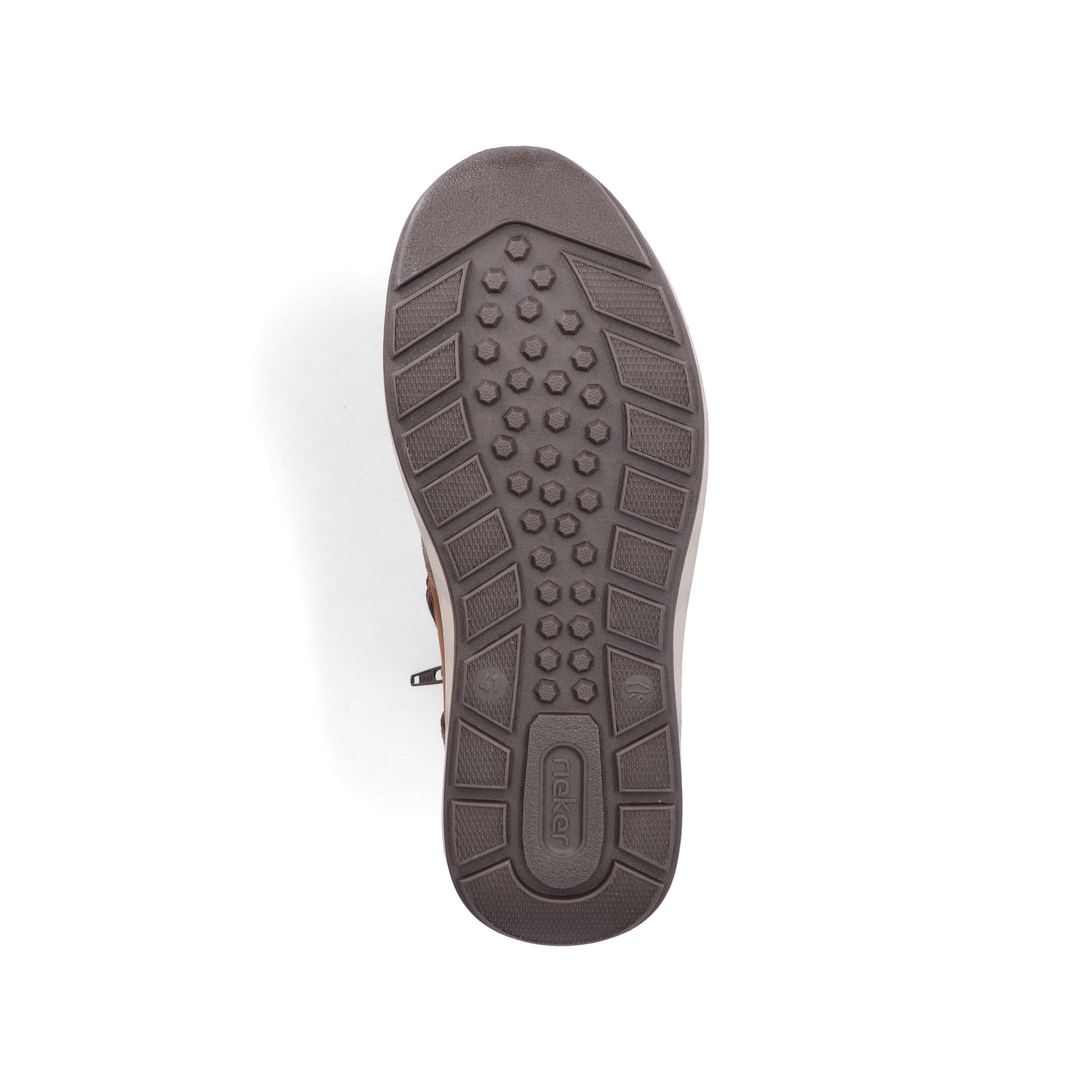 Brown Zip Boots for Men | Rieker 11530-24