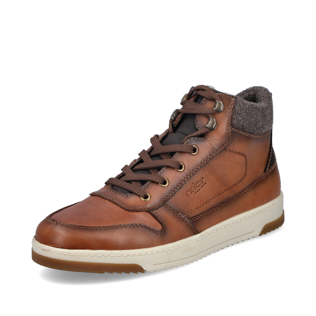 Brown Zip Boots for Men | Rieker 17530-25