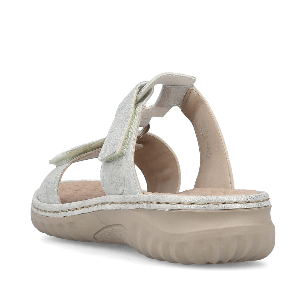 Grey Hook & Loop Sandals for Women | Rieker 60481-40