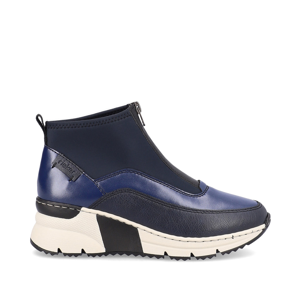 Blue Zip Boots for Women | Rieker N6352-14
