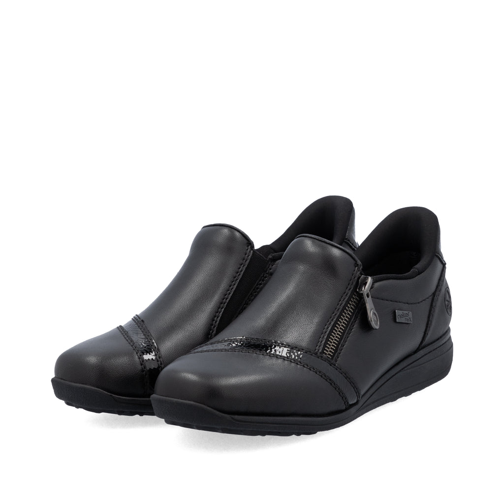 Black Zip Shoes for Women | Rieker 47264-00