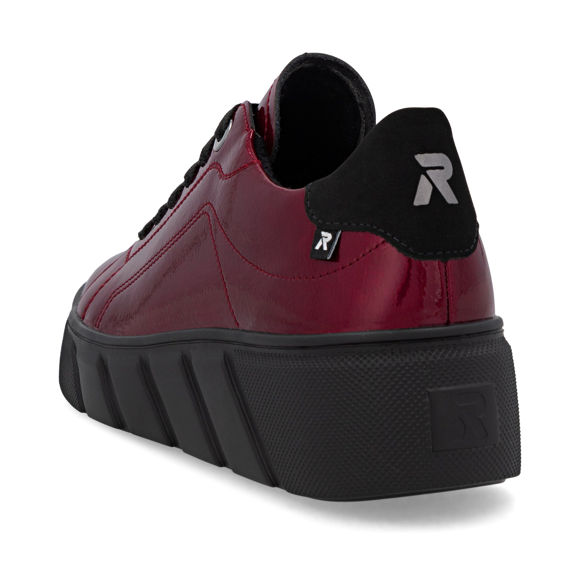 Red Elasticated Shoes for Women | Rieker W2601-35