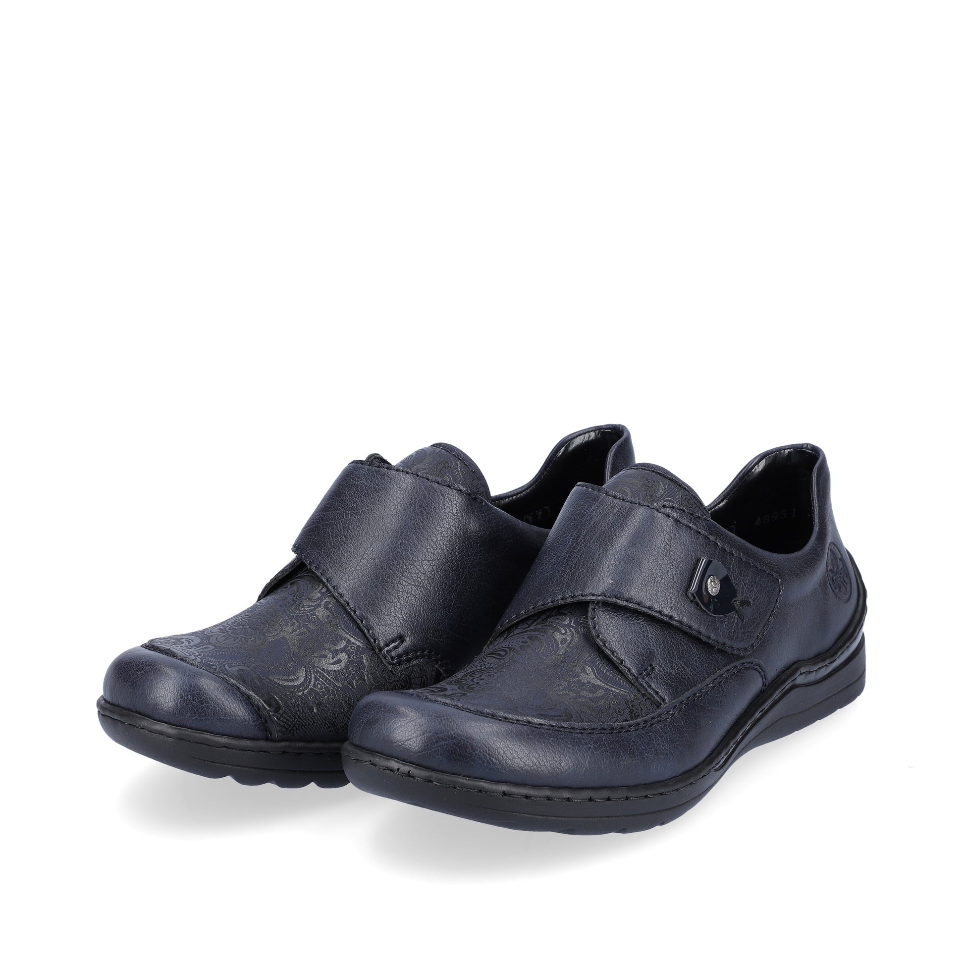 Blue Hook & Loop Shoes for Women | Rieker 48951-14