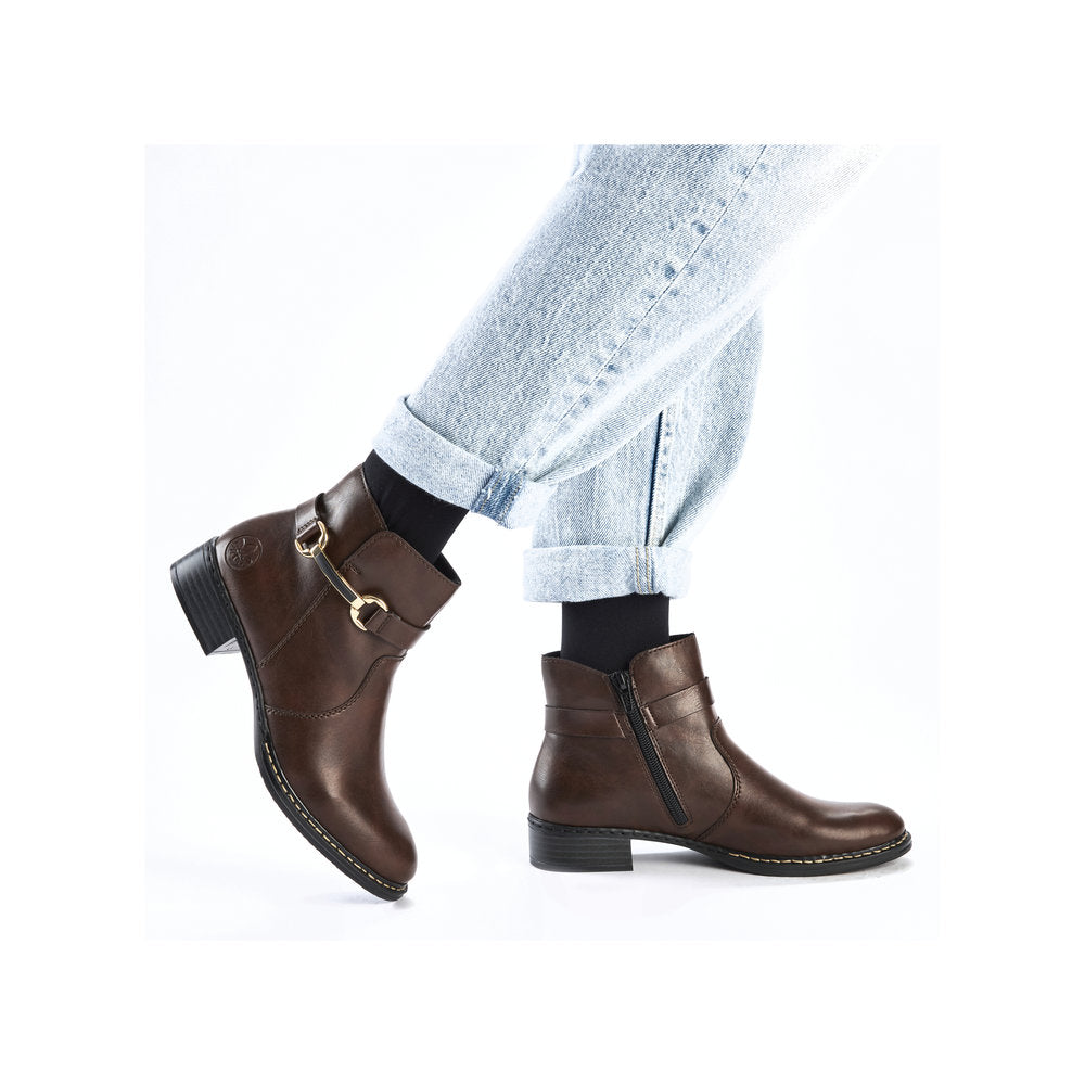 Women's Ankle Boot - Brown | 73487-25