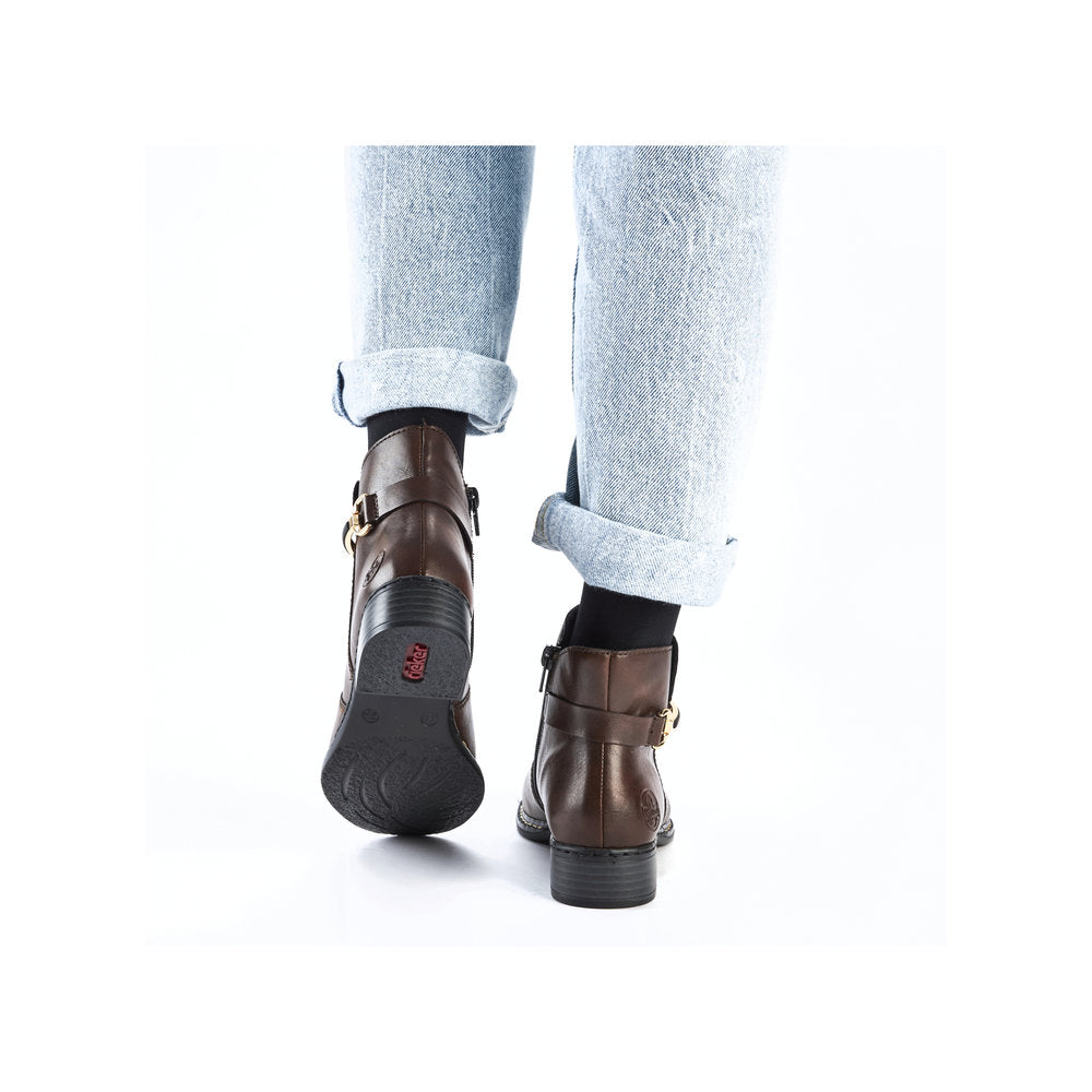 Women's Ankle Boot - Brown | 73487-25
