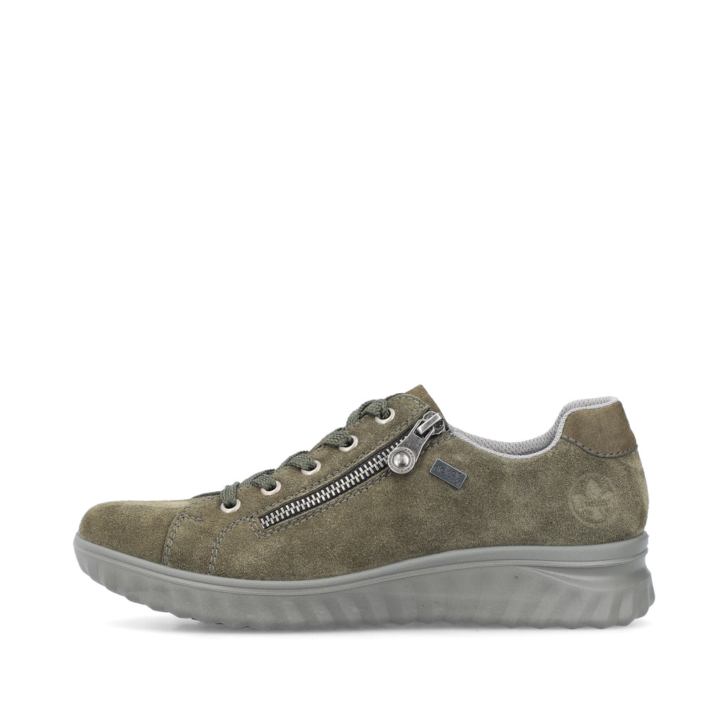 Green Zip Shoes for Women | Rieker 59000-54