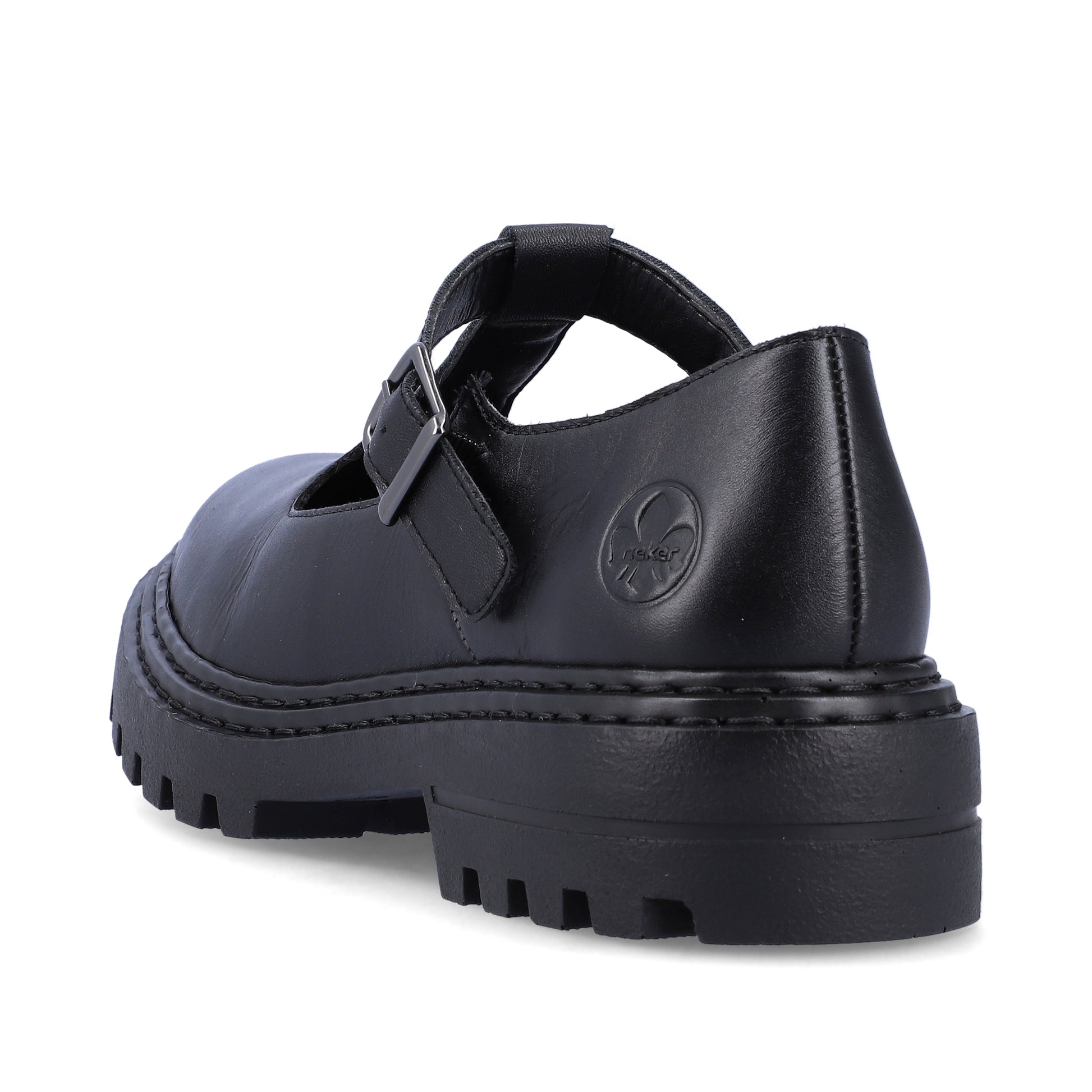Black Buckle Shoes for Women | Rieker Z9664-00