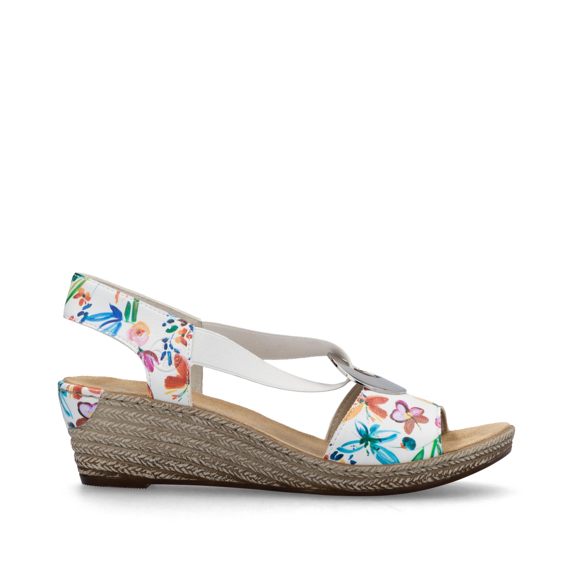 Multi Elasticated Sandals for Women | Rieker 624H6-91