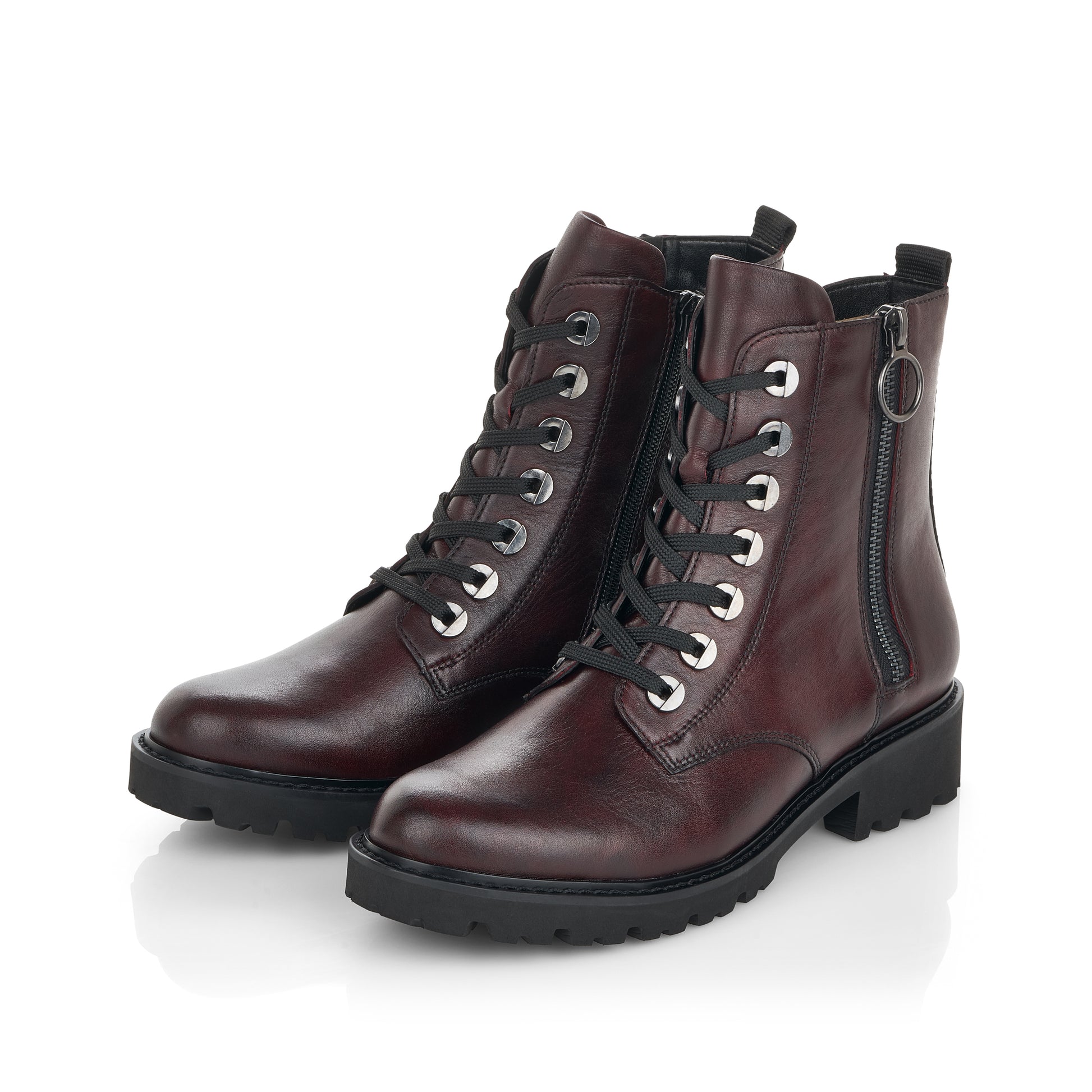 Red Zip Boots for Women | Remonte D8671-35