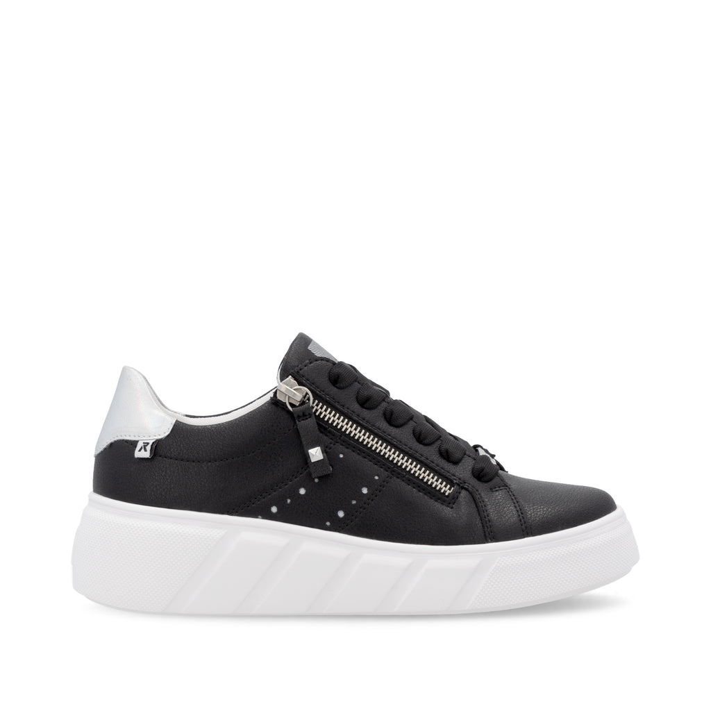 Black Zip Shoes for Women | Rieker W2605-00