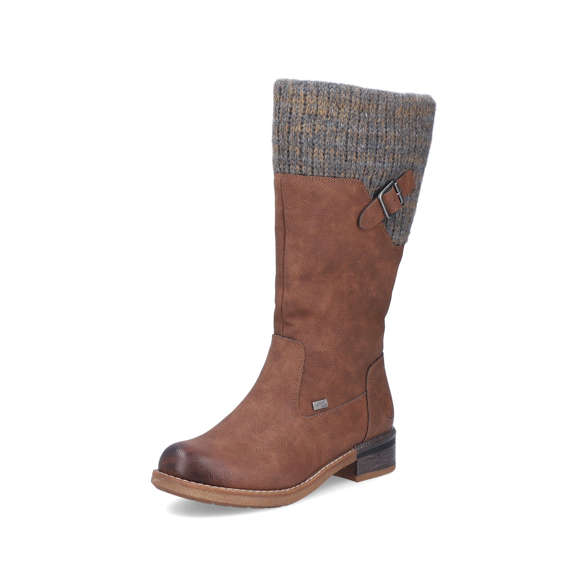 Brown Zip Boots for Women | Rieker 94692-24