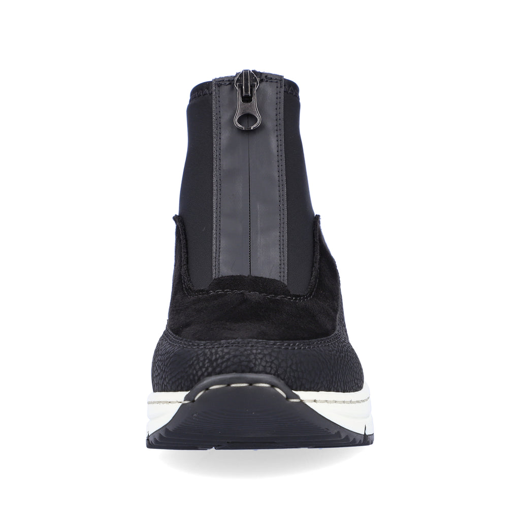 Black Zip Boots for Women | Rieker N6352-00