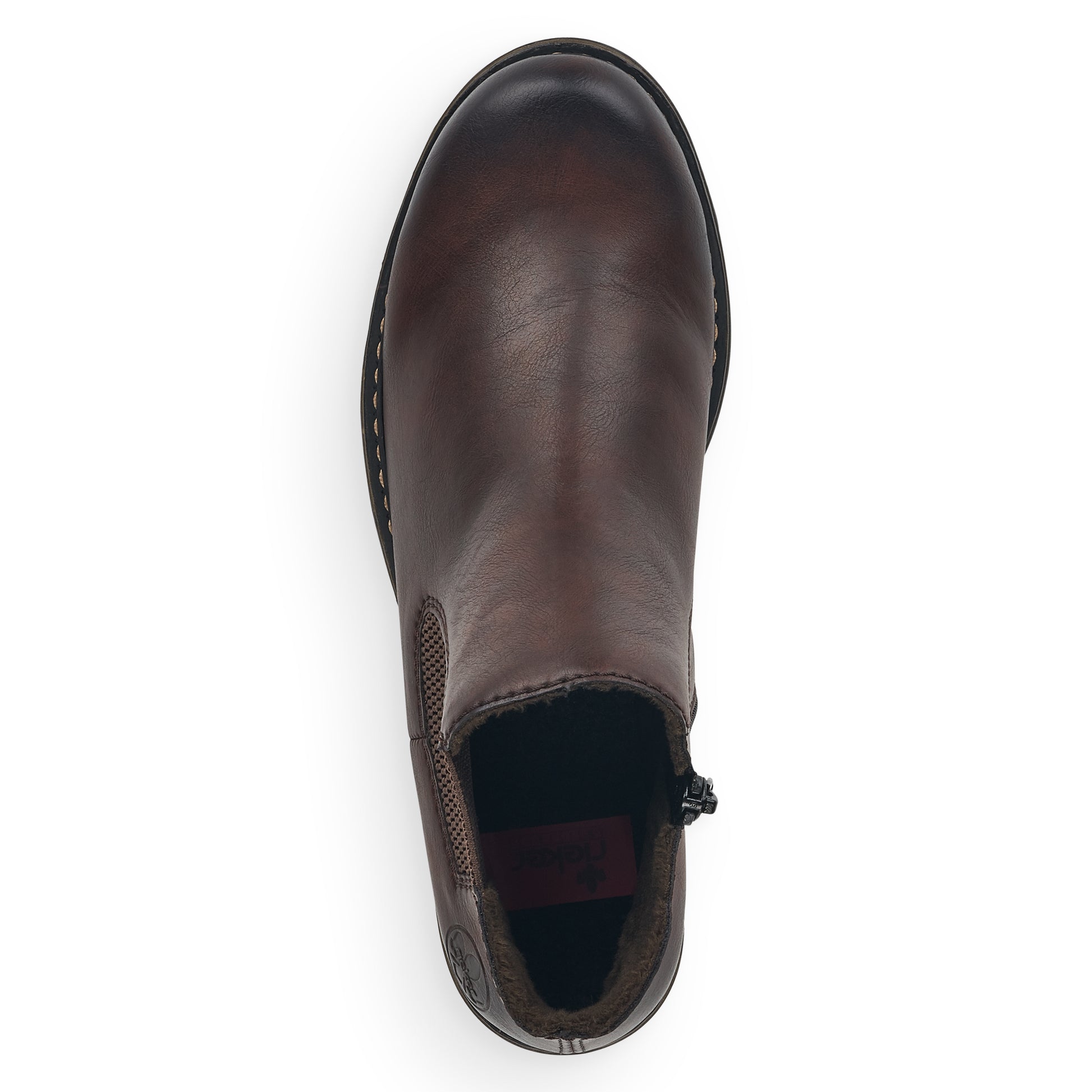 Brown Zip Boots for Women | Rieker Z4994-26