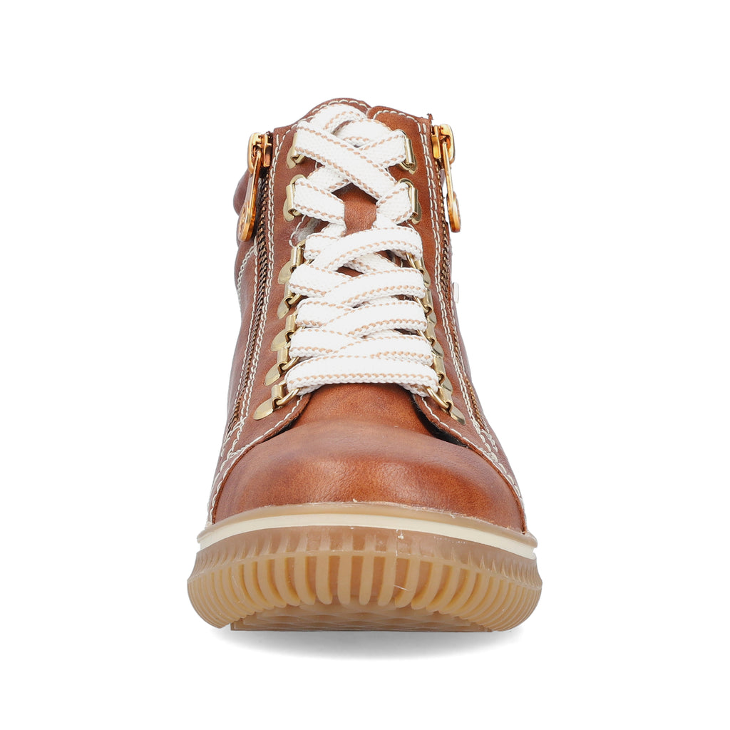 Brown Zip Boots for Women | Rieker 74233-24