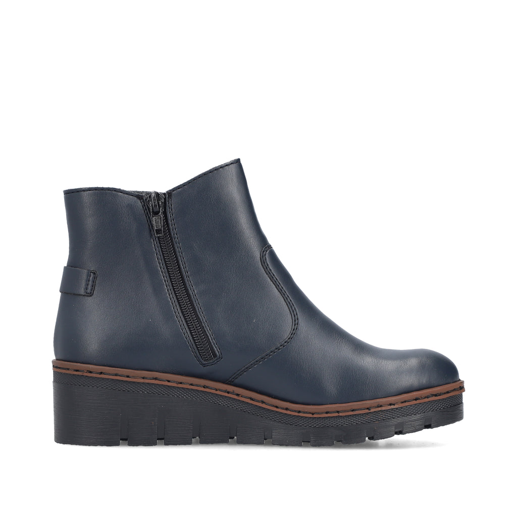 Blue Zip Boots for Women | Rieker X9164-14