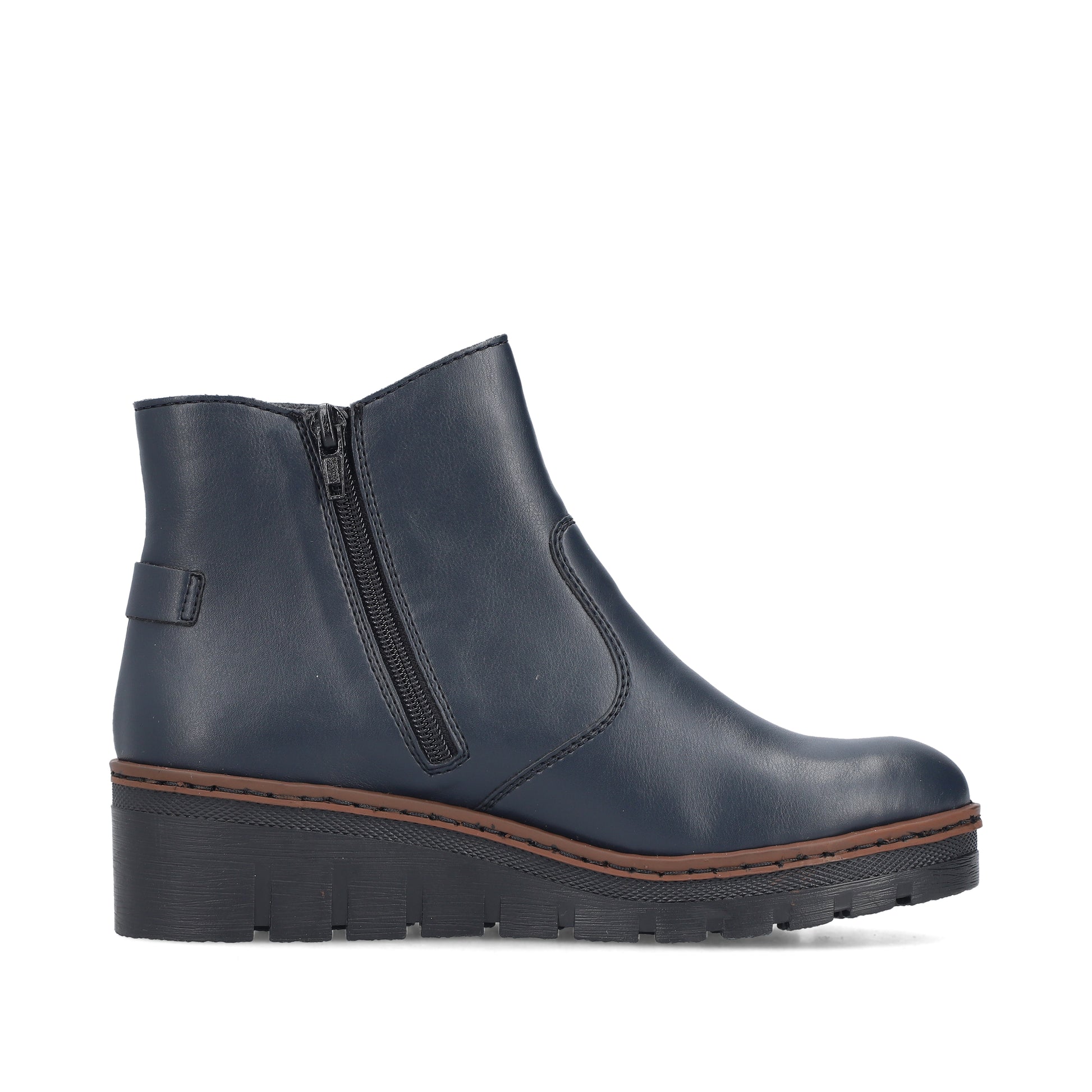 Blue Zip Boots for Women | Rieker X9164-14